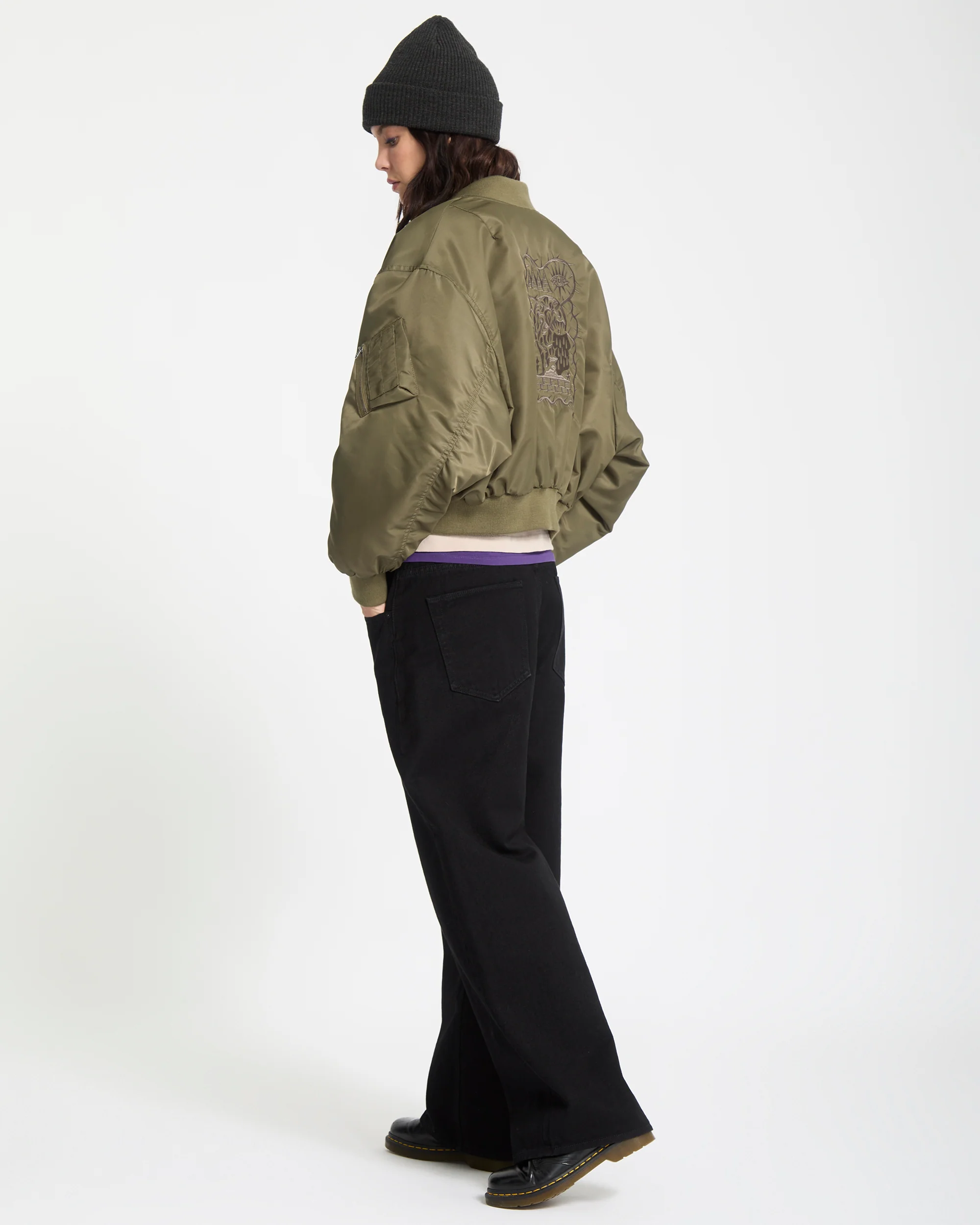 Vaderetro Bomber Jacket - Wintermoss - Image 7