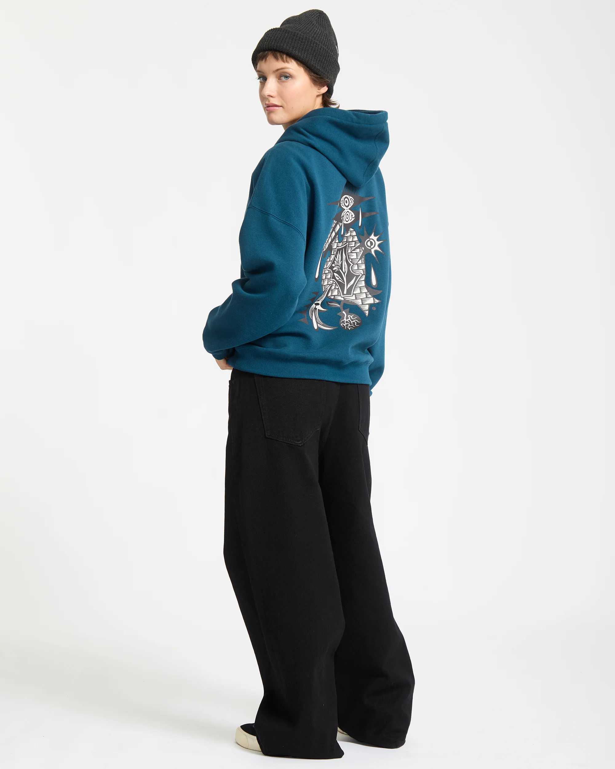 Vaderetro Hoodie - Emerald Green - Image 4