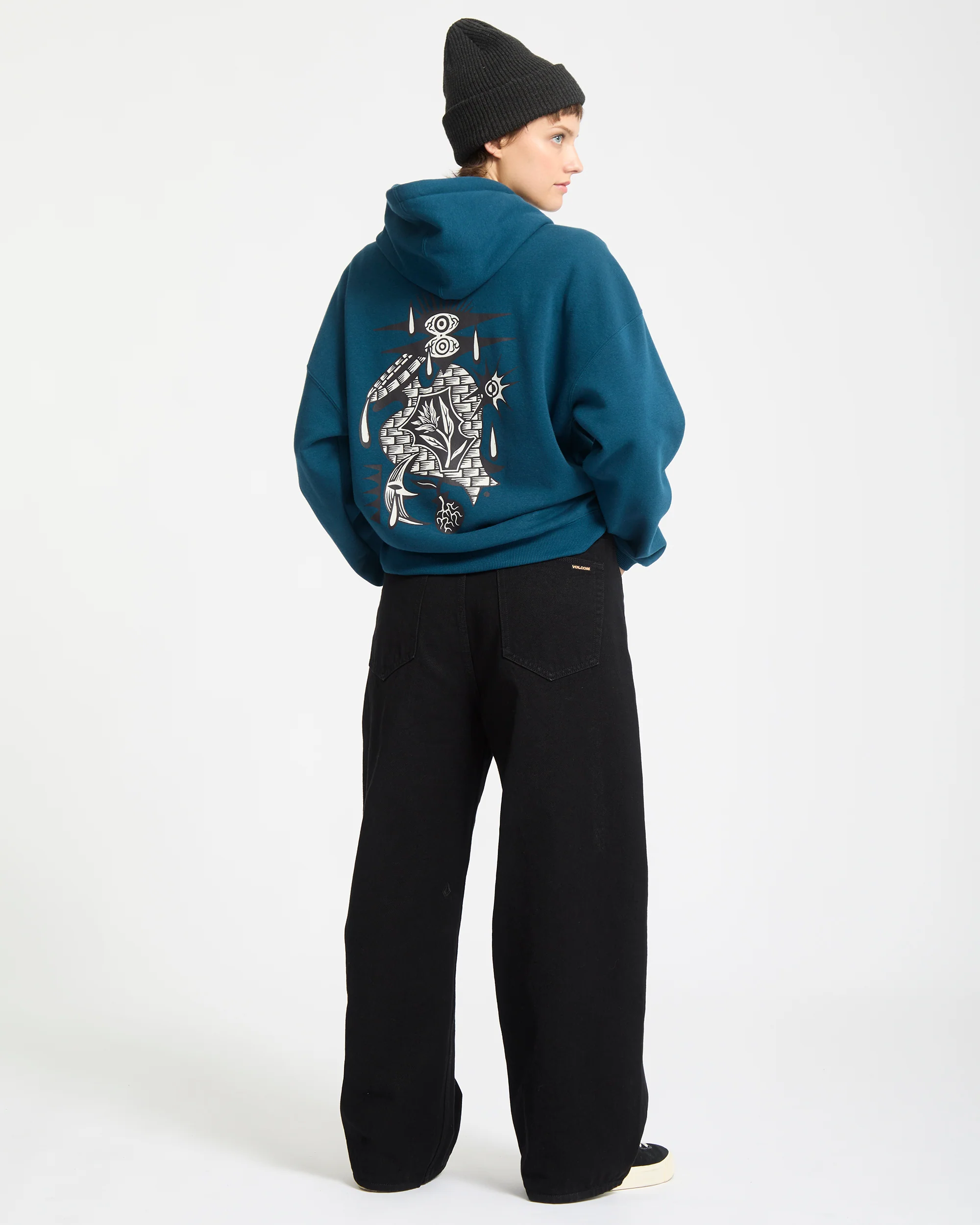 Vaderetro Hoodie - Emerald Green - Image 9