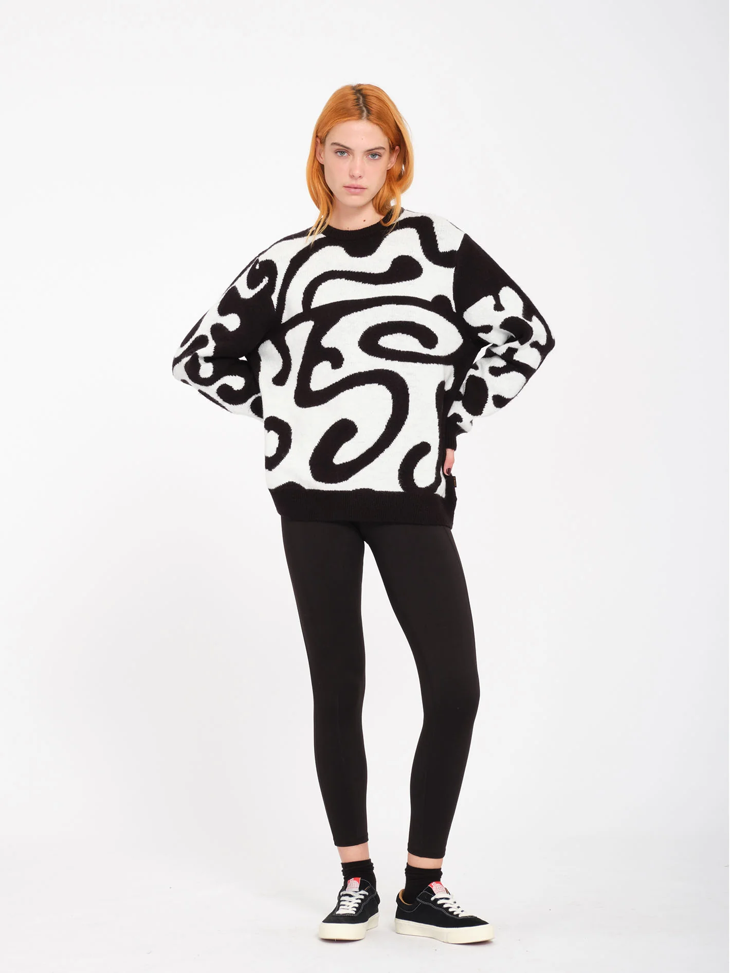 Zephyr Sweater - Black White - Image 6