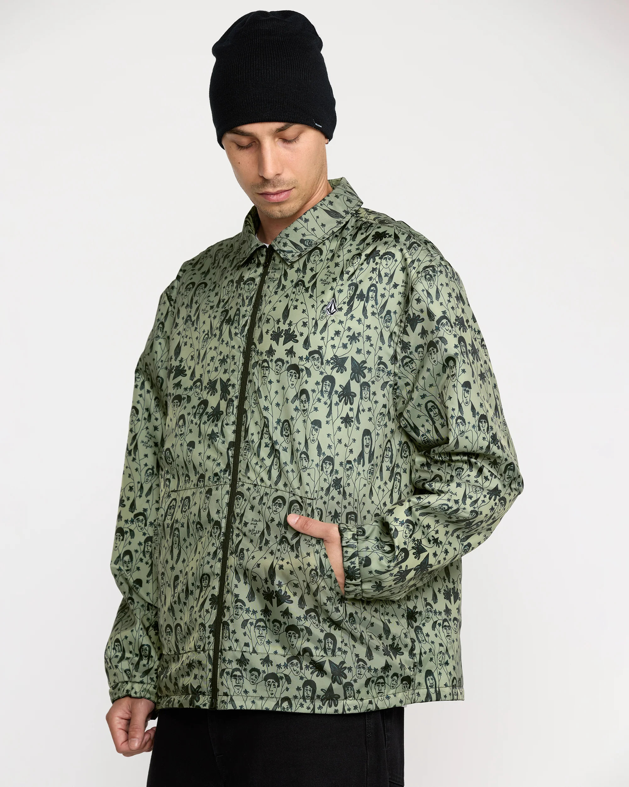 Fakie Reversible Jacket - Black - Image 11