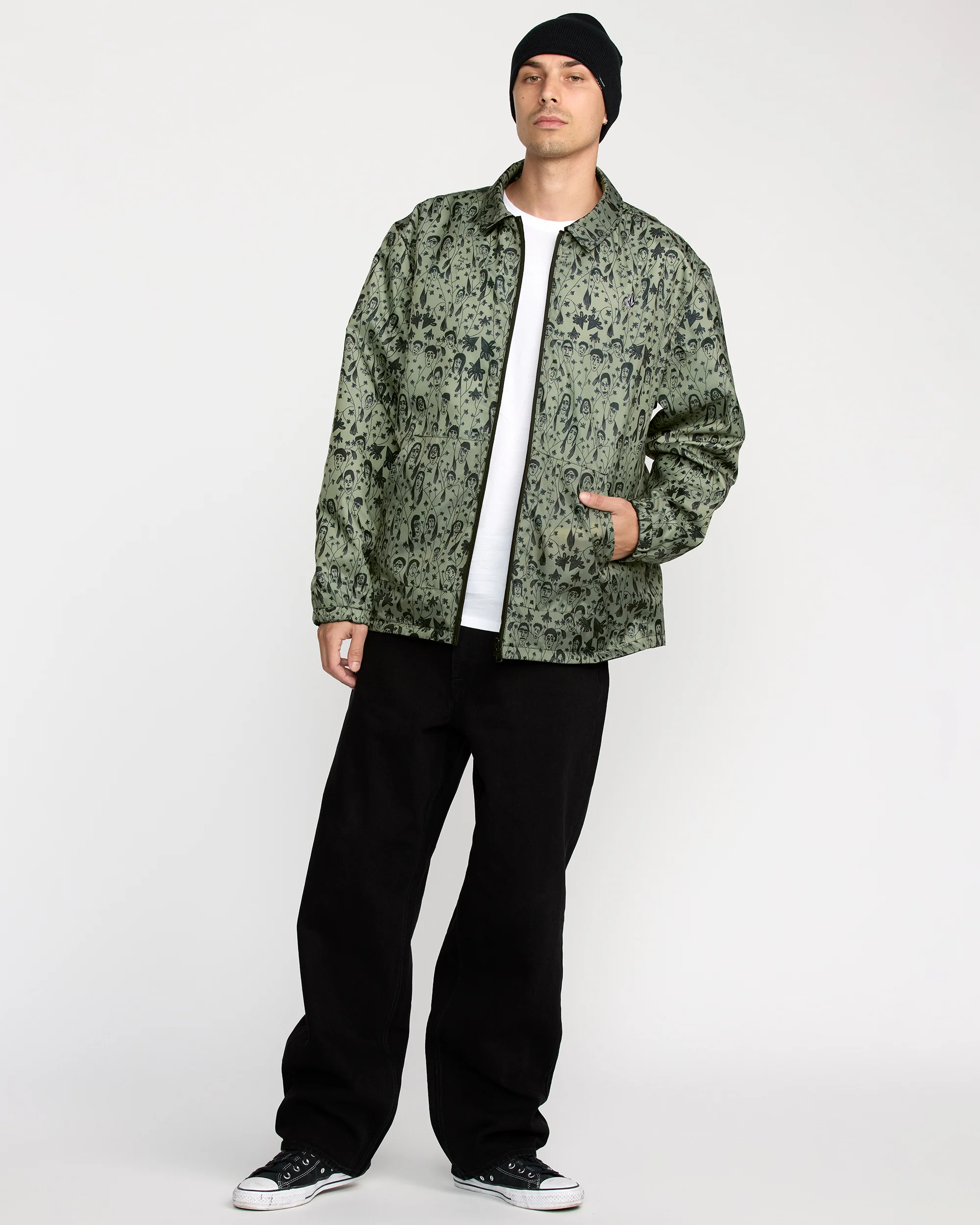 Fakie Reversible Jacket - Black - Image 9