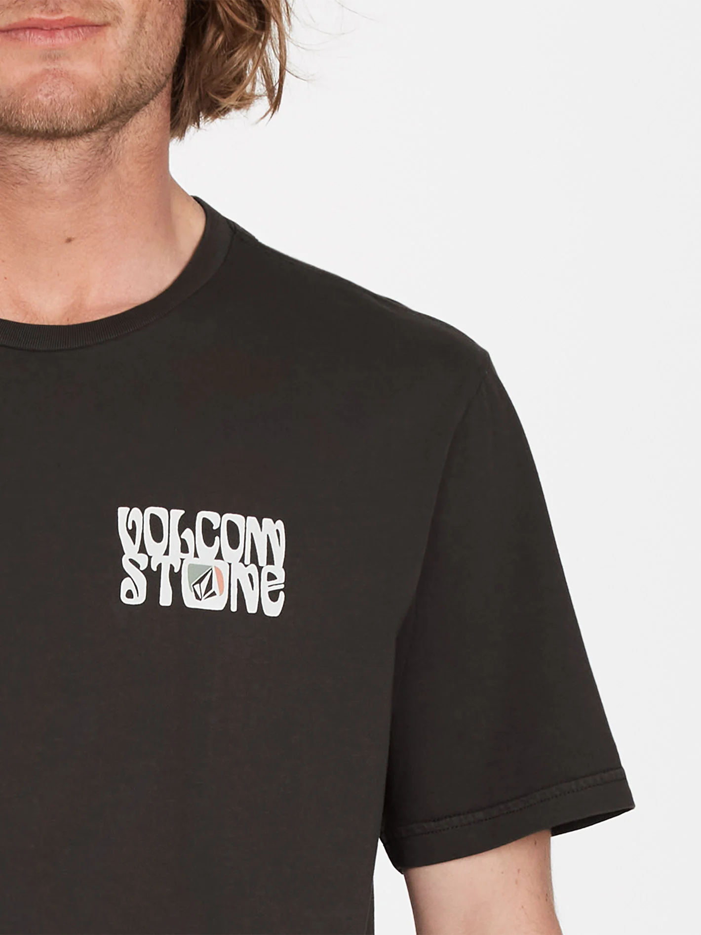 Feline T-shirt - RINSED BLACK - Image 6