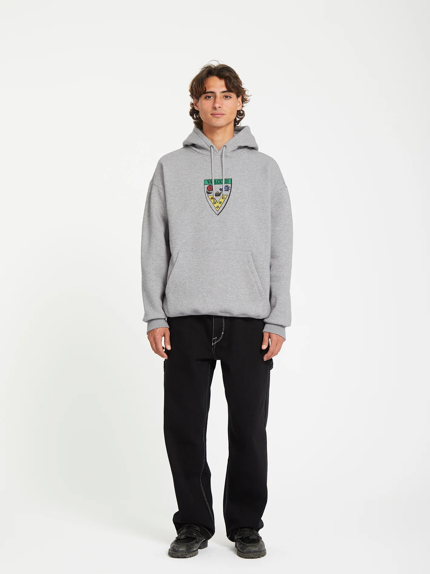 Fergadelic Hoodie - Heather Grey - Image 2