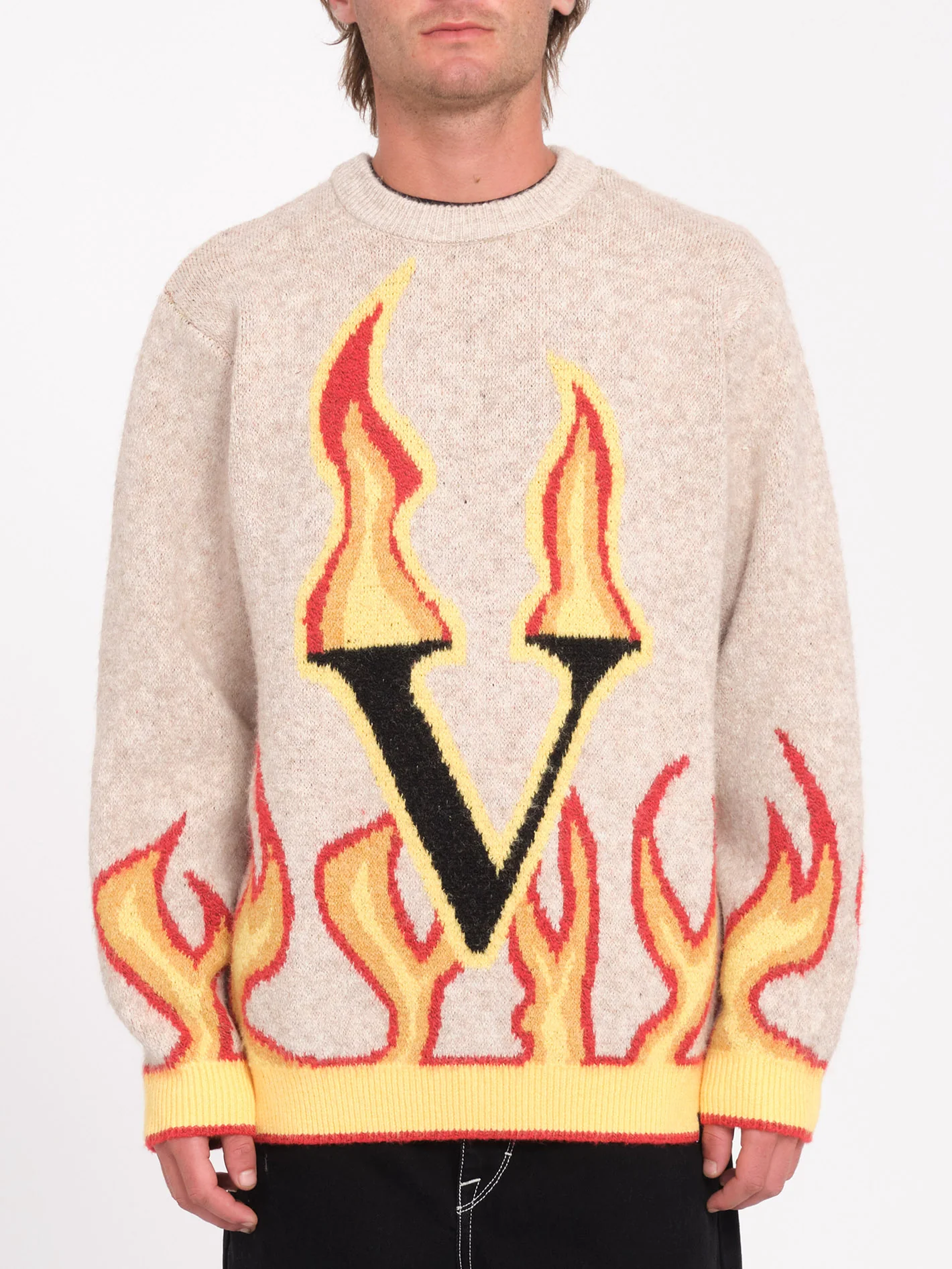 Fergadelic Sweater - Dirty White - Image 3