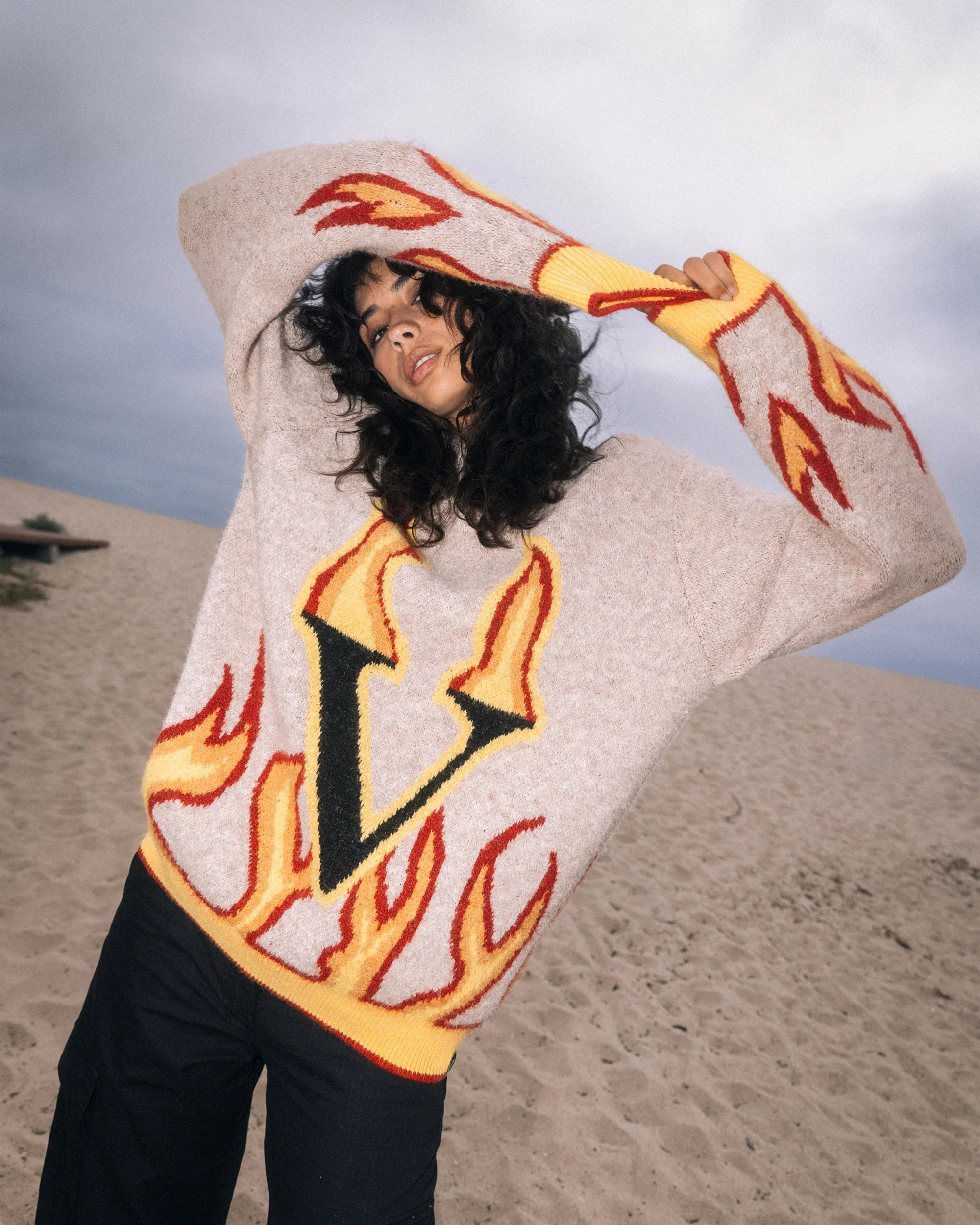 Fergadelic Sweater - Dirty White - Image 4