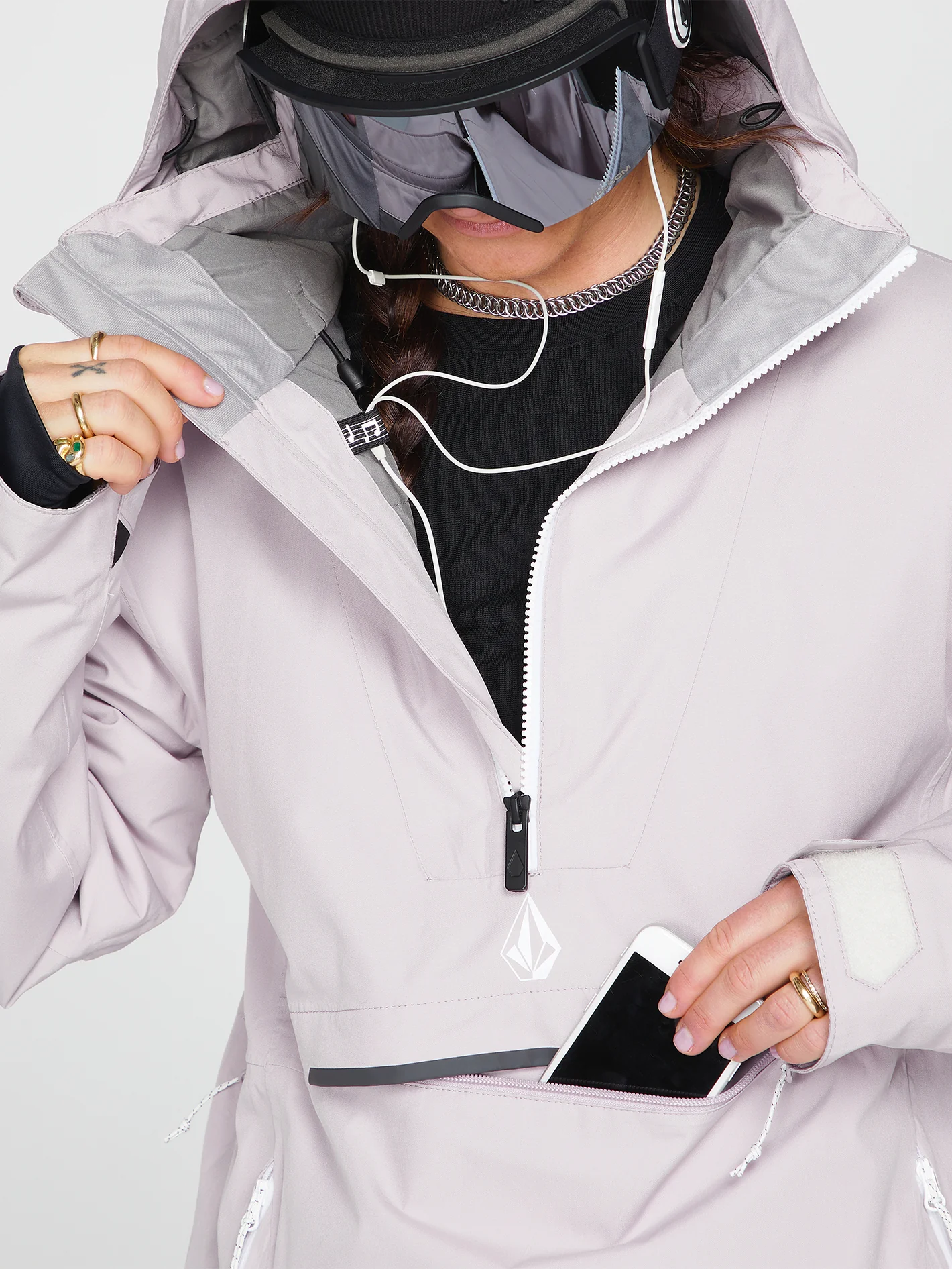 Fern Insulated Gore-Tex Pullover Jacket - Amethyst Smoke - Image 7