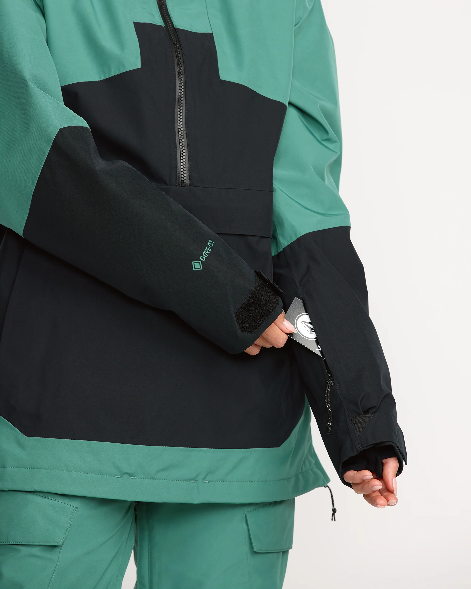 Fern Insulated Gore-Tex Pullover Jacket - Spruce Green - Image 6