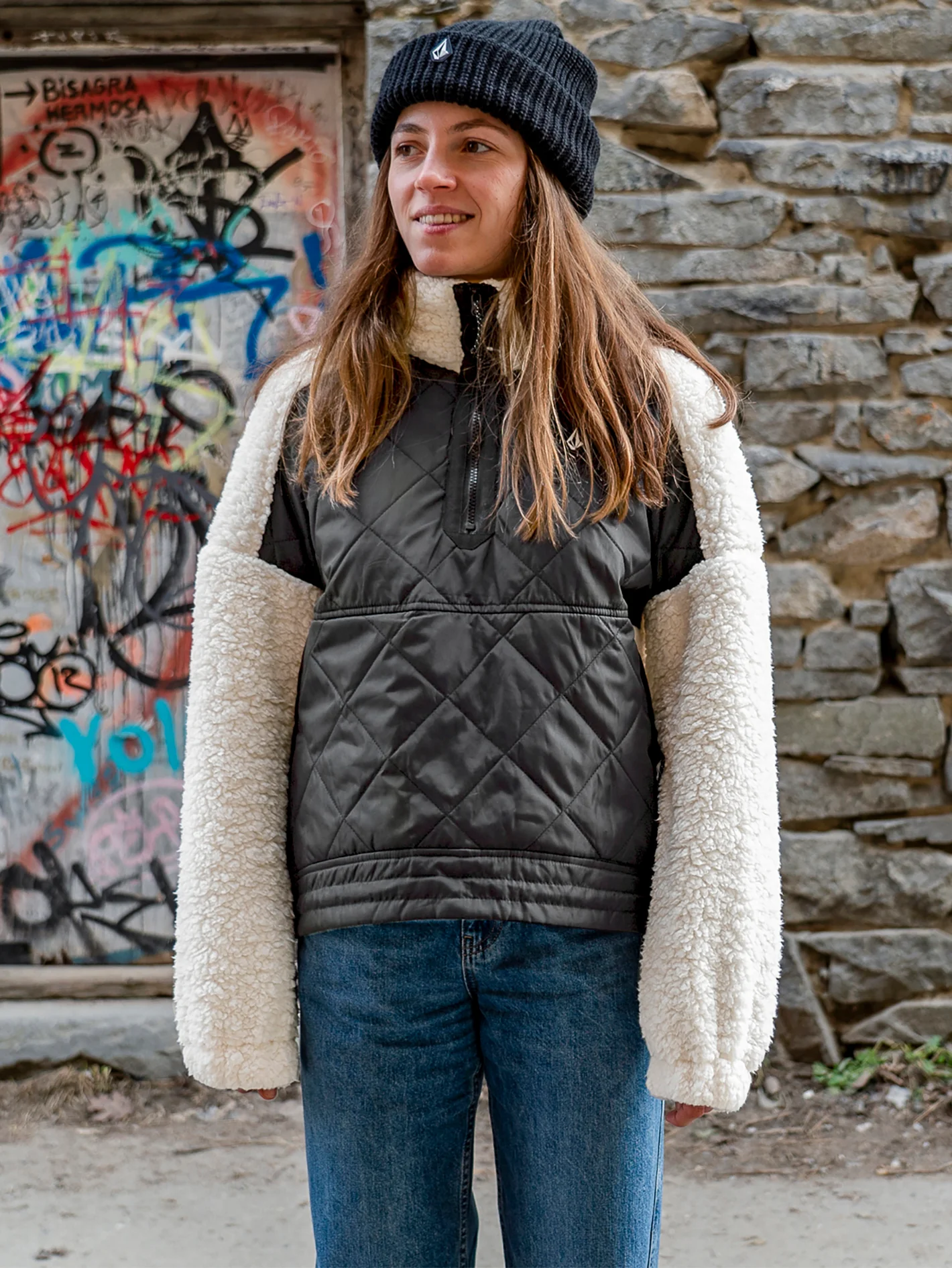 Ferron Pullover Jacket - MOONBEAM - Image 9