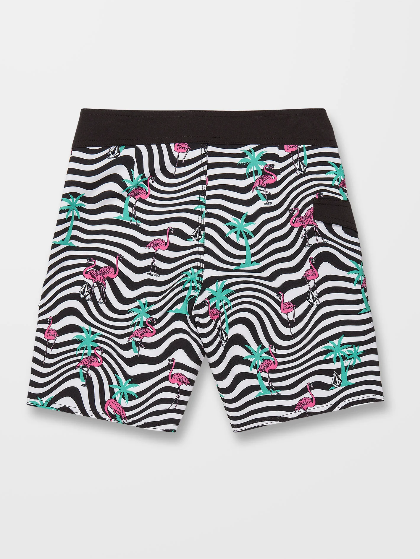 Flamingbros Mod 16" Boardshort - WHITE - (KIDS) - Image 3