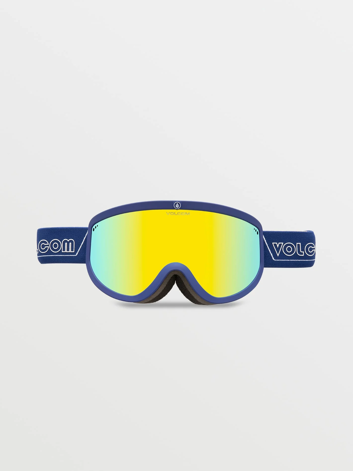 Footprints Dark Blue/White Goggle - Gold Chrome - Image 3