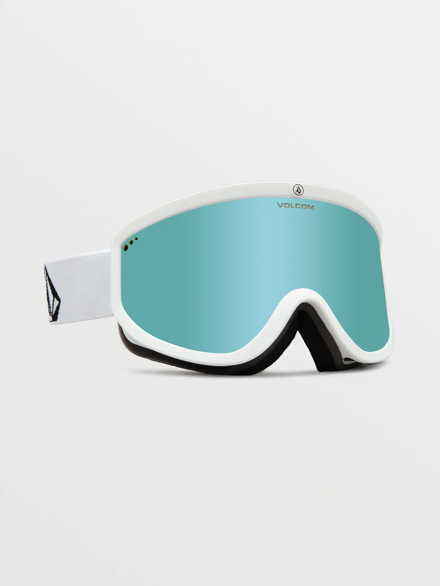 Footprints Matte White Stone Goggle - Ice Chrome - Image 3