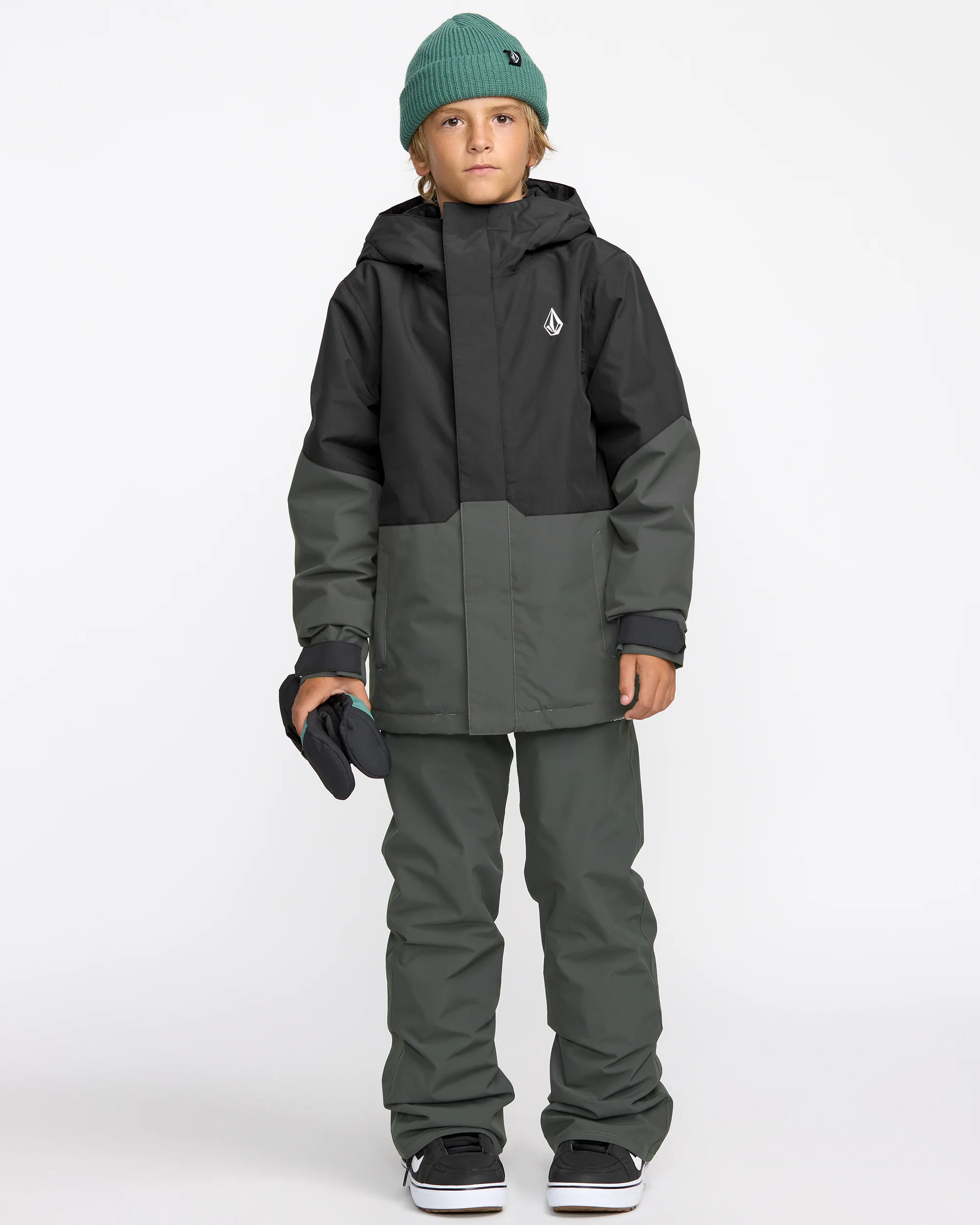 Freakin Chino Youth Insulated Trousers - Dark Grey - Image 3