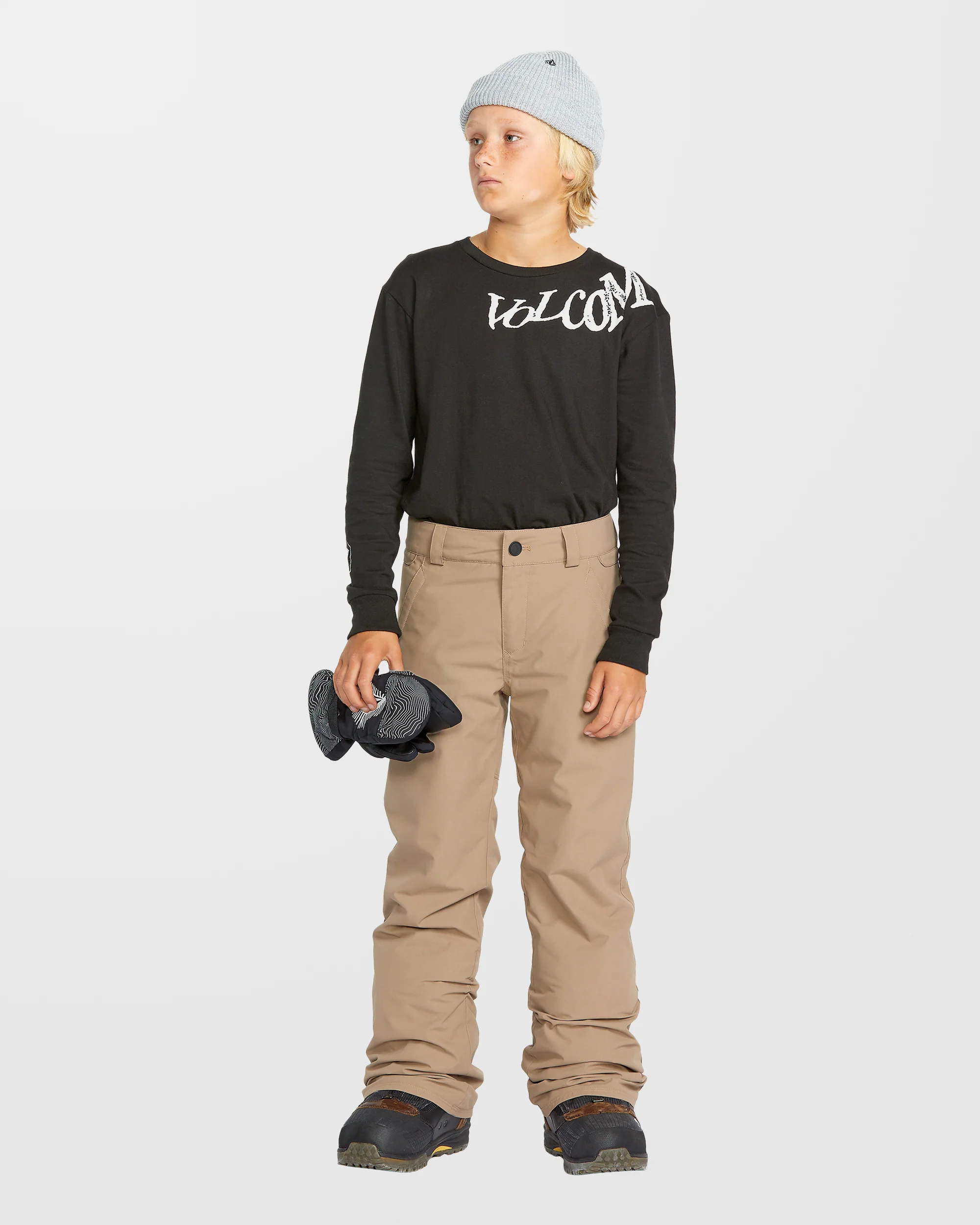 Freakin Chino Youth Insulated Trousers - Chestnut Brown - (KIDS) - Image 3