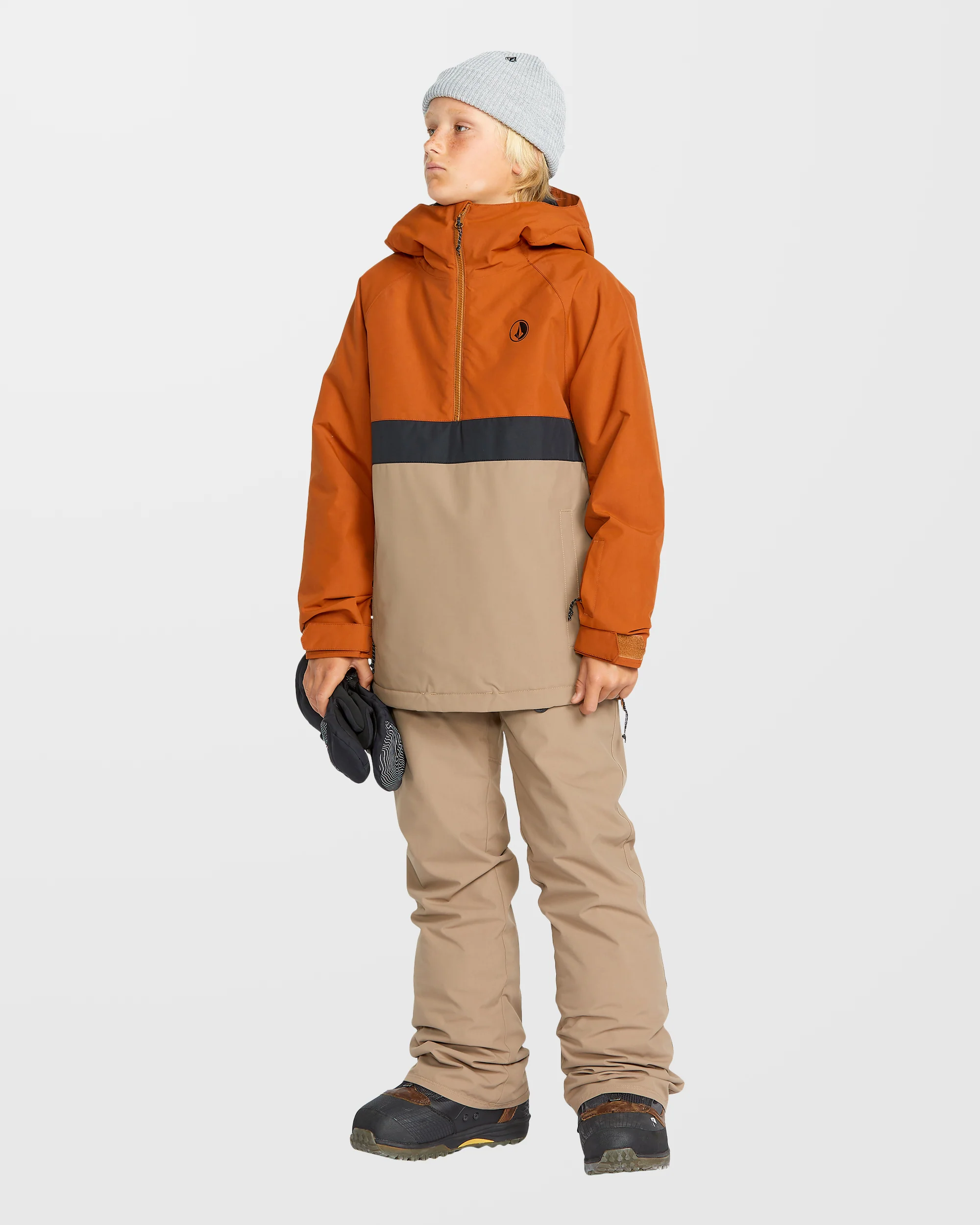 Freakin Chino Youth Insulated Trousers - Chestnut Brown - (KIDS) - Image 5