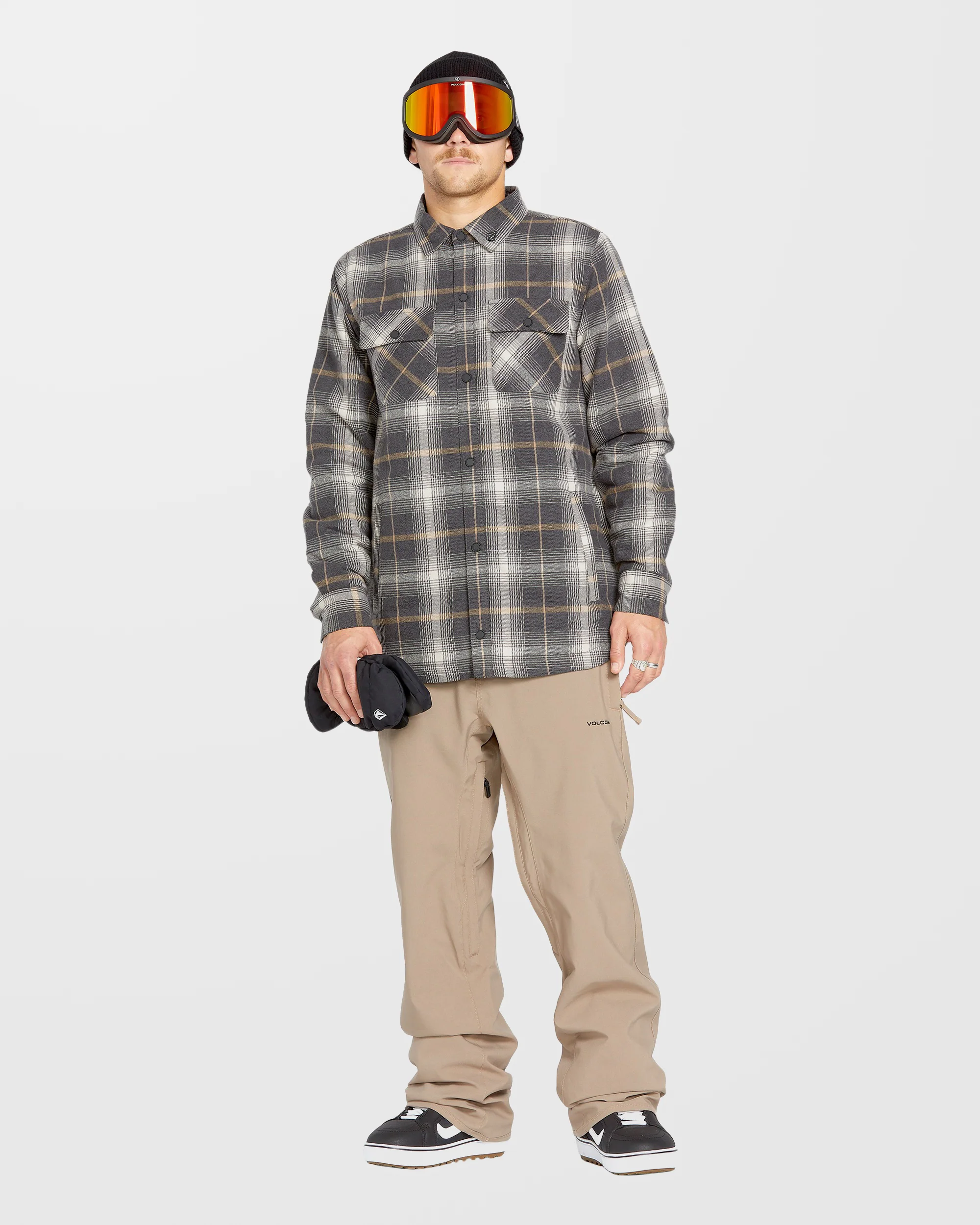 Freakin Snow Chino Trousers - Chestnut Brown - Image 12