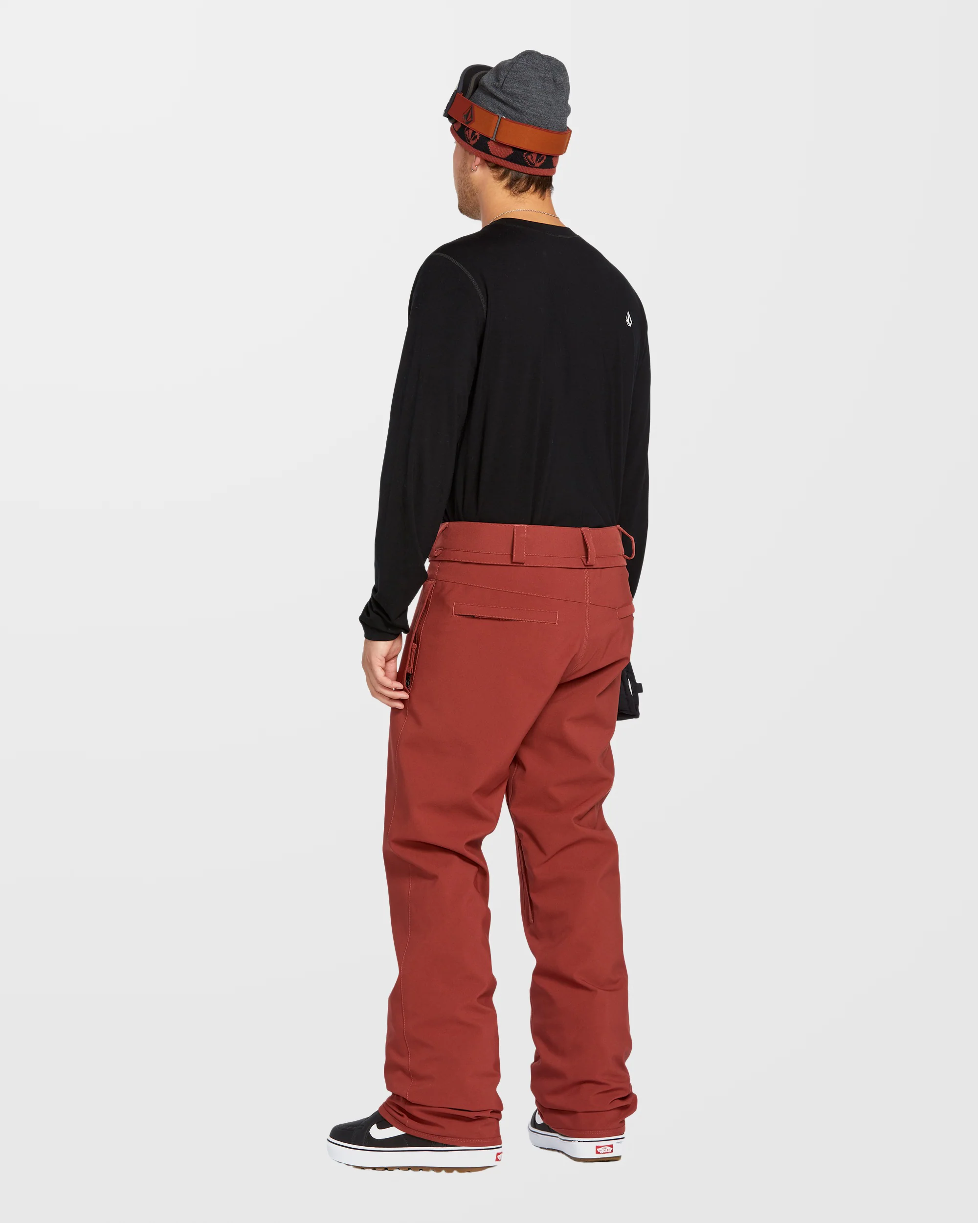 Freakin Snow Chino Trousers - Redwood - Image 6