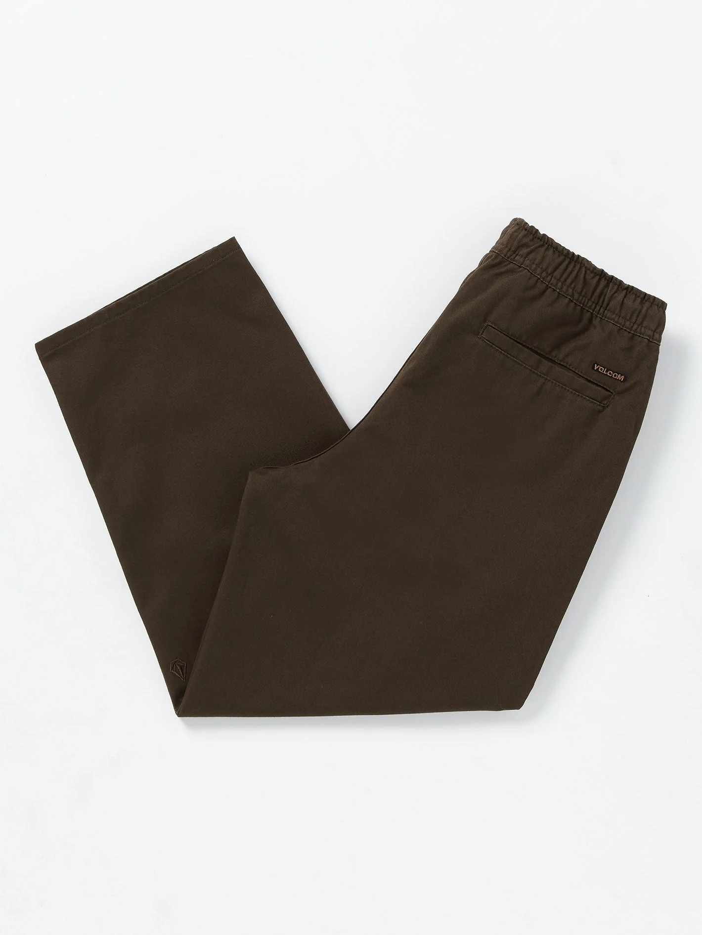 Freazy Elastic Waist Trousers - DARK BROWN - (KIDS) - Image 2