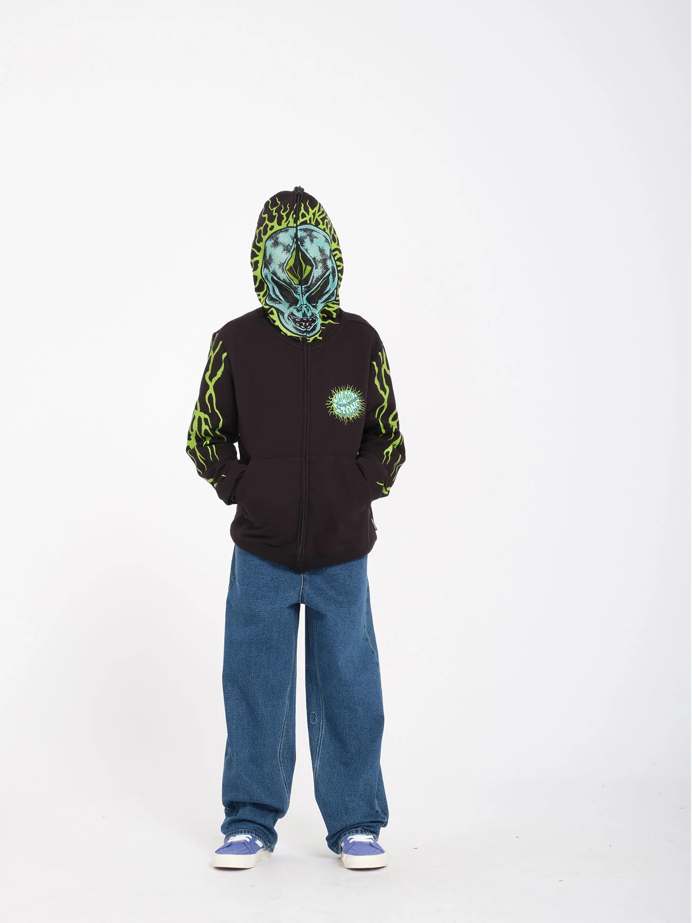 Freazy Loose Jeans - Washed Blue - (KIDS) - Image 3