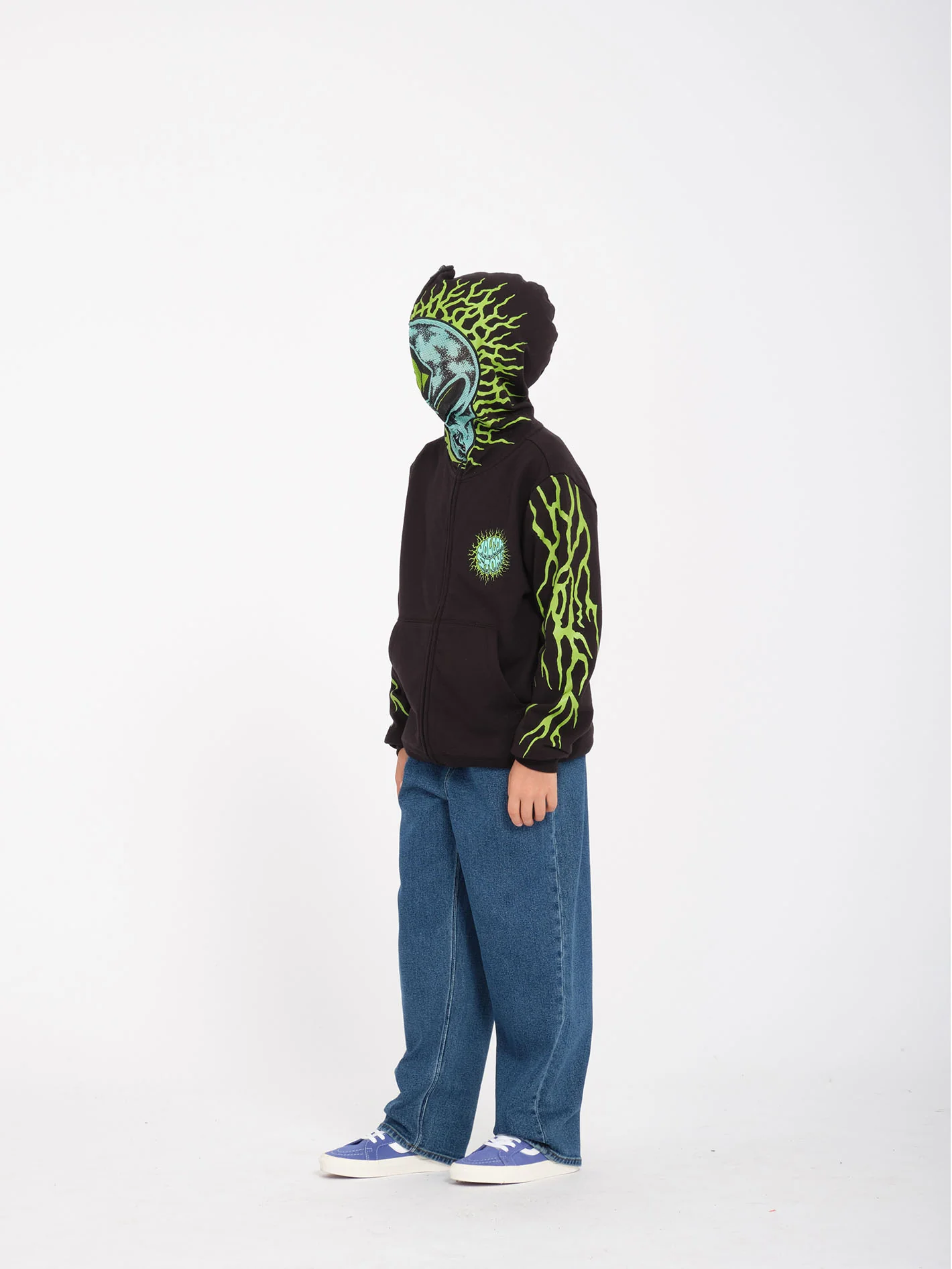 Freazy Loose Jeans - Washed Blue - (KIDS) - Image 4