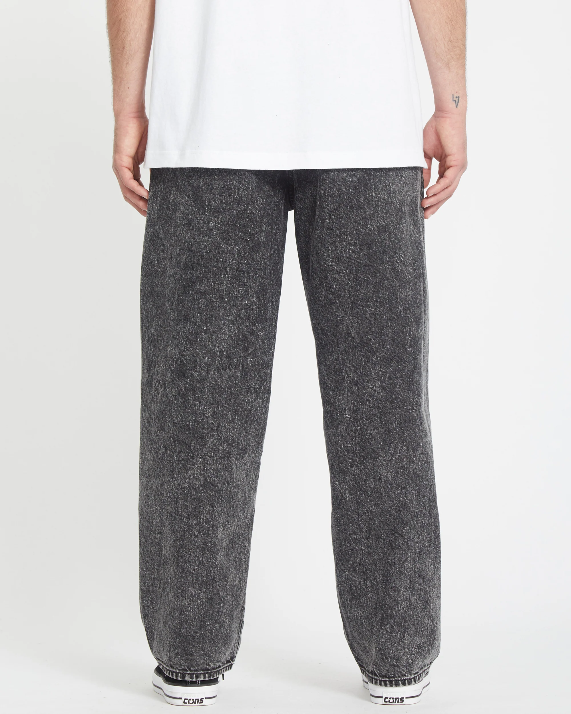Freazy Loose Jeans - LIGHT ACID BLACK - Image 2
