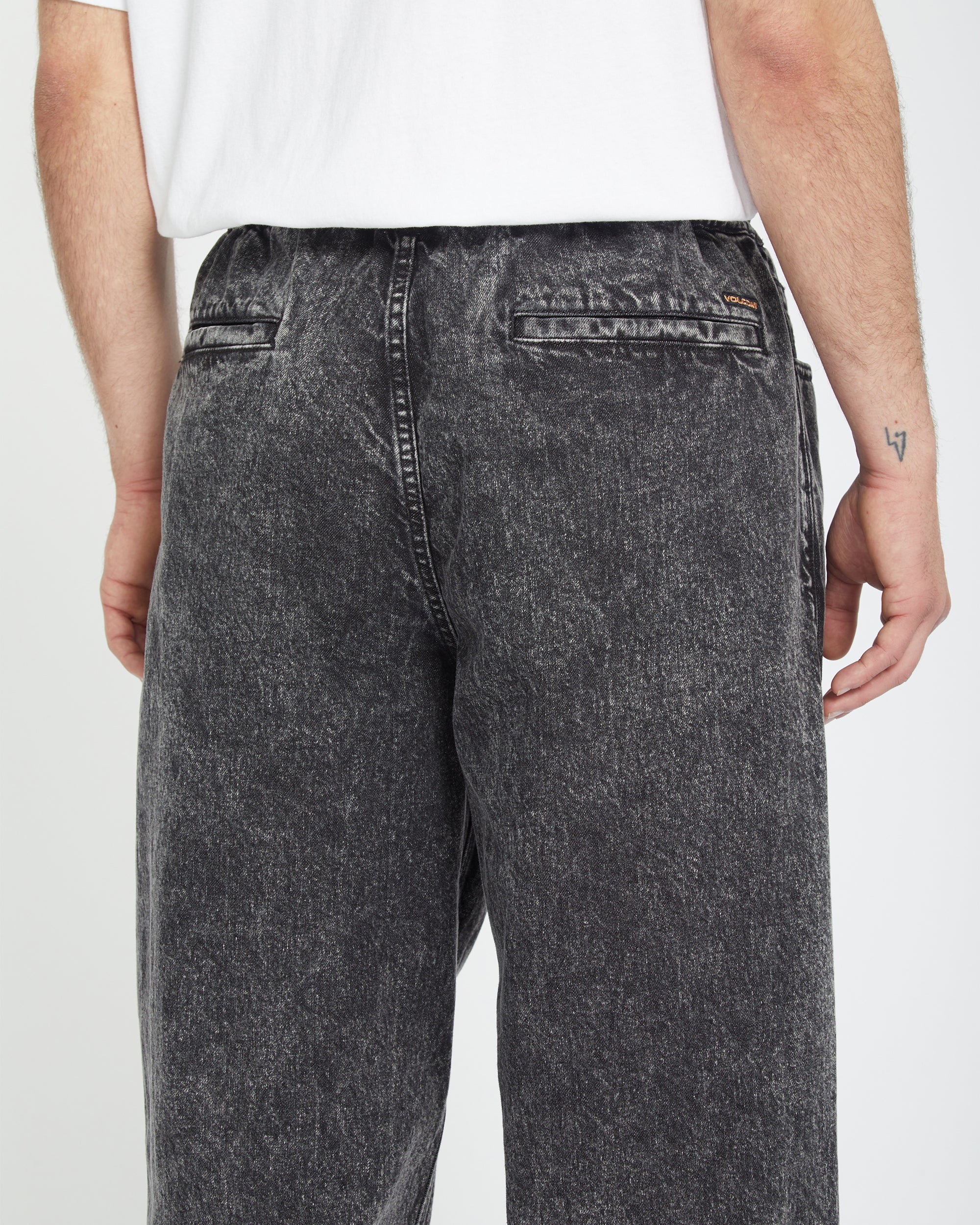 Freazy Loose Jeans - LIGHT ACID BLACK - Image 3