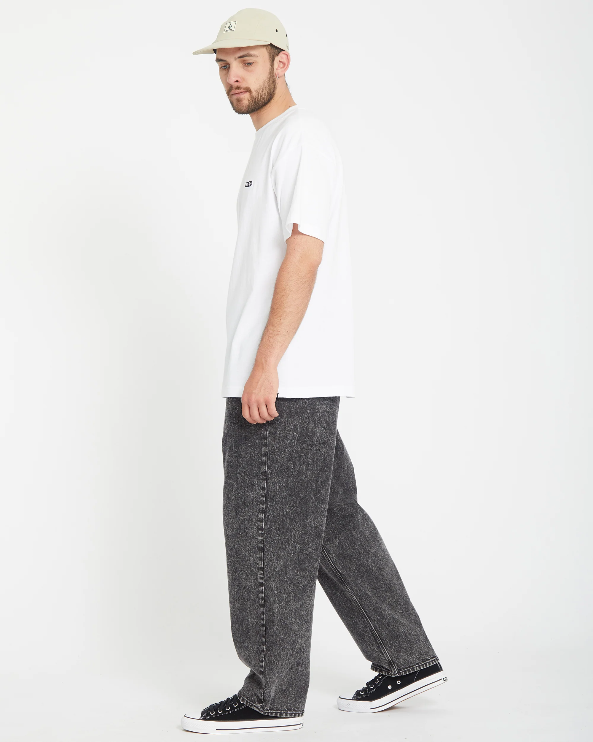 Freazy Loose Jeans - LIGHT ACID BLACK - Image 6