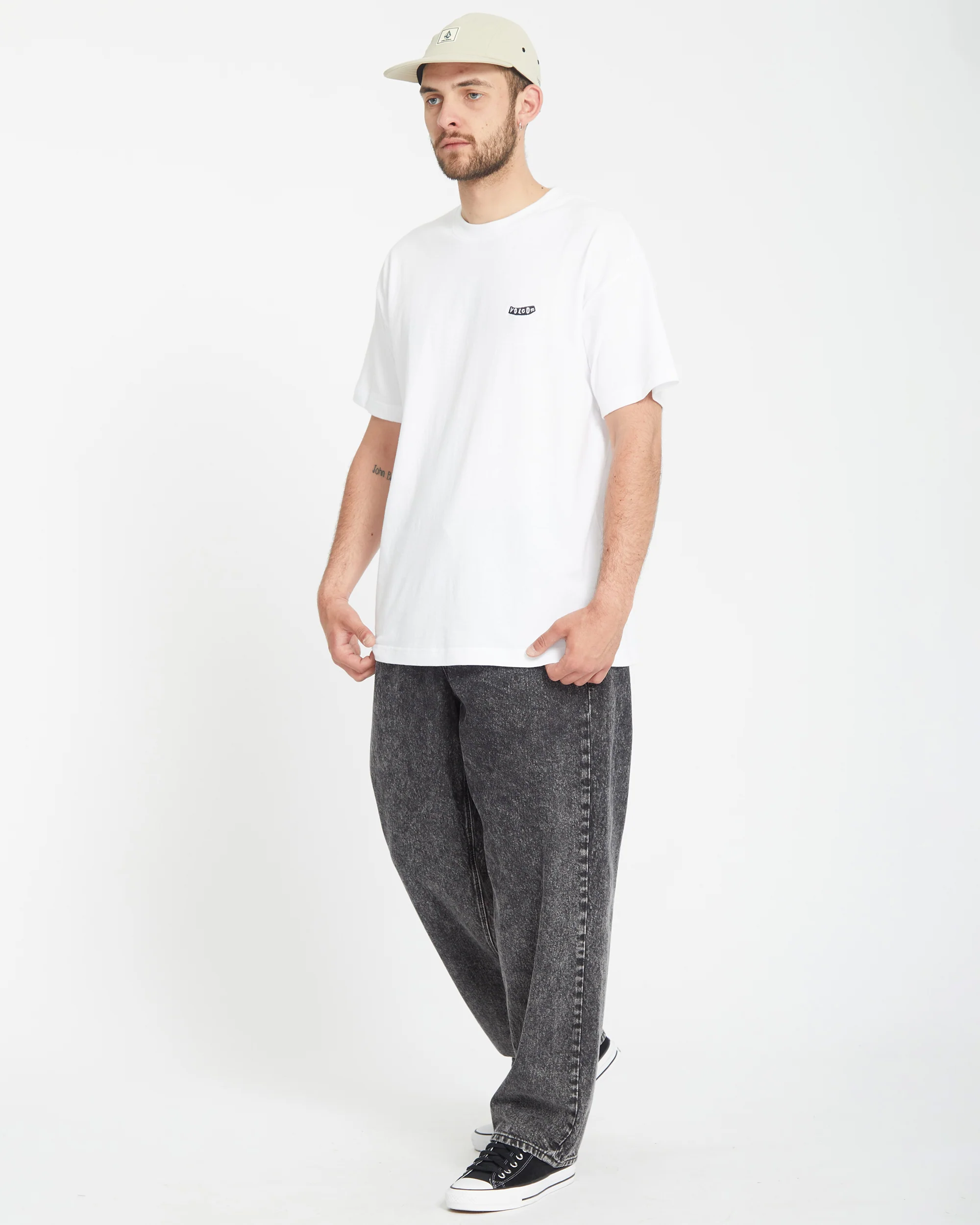 Freazy Loose Jeans - LIGHT ACID BLACK - Image 8