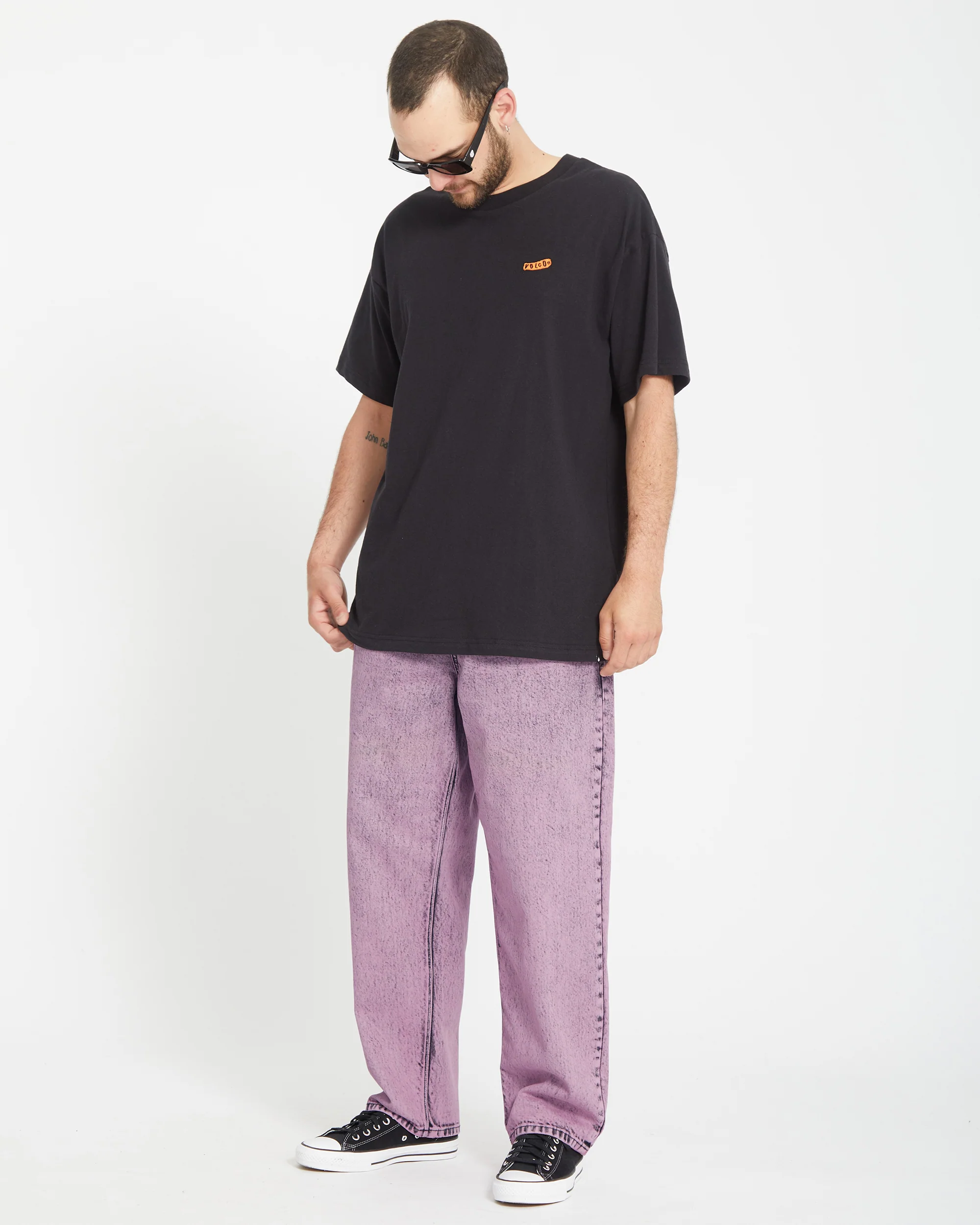 Freazy Loose Jeans - STEEL PURPLE - Image 7