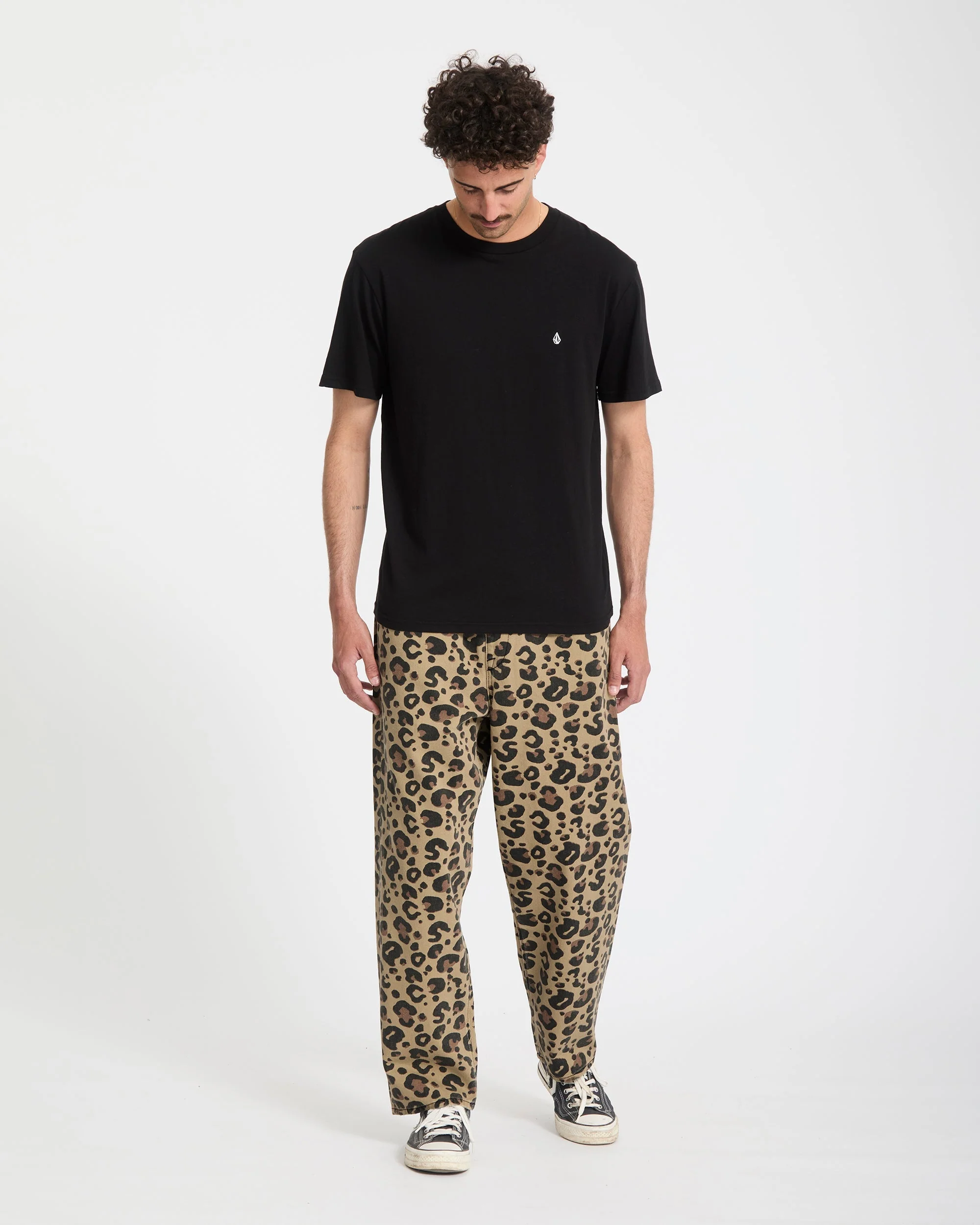Freazy Loose Elasticated Waist Jeans - Cheetah - Image 10