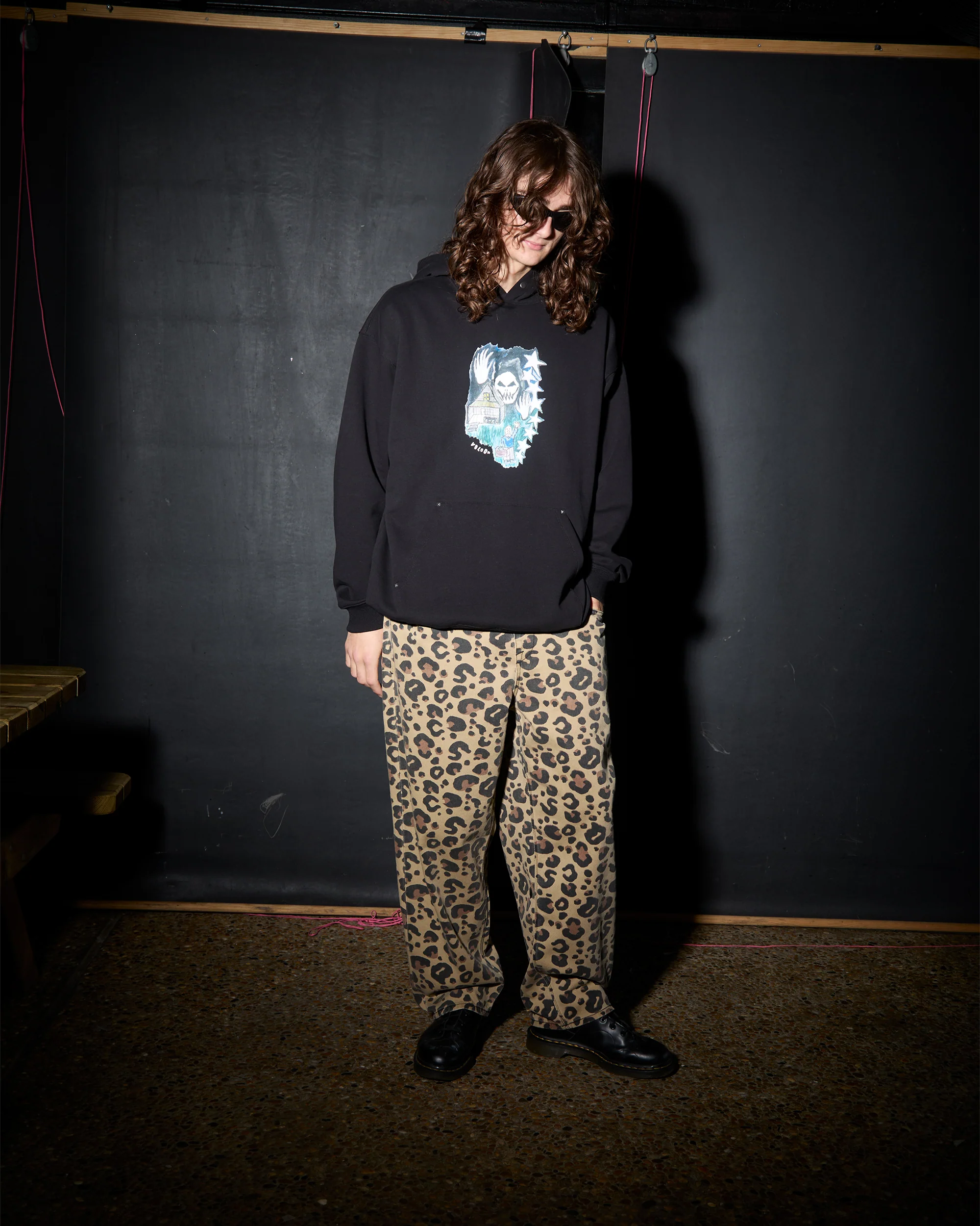 Freazy Loose Elasticated Waist Jeans - Cheetah - Image 4