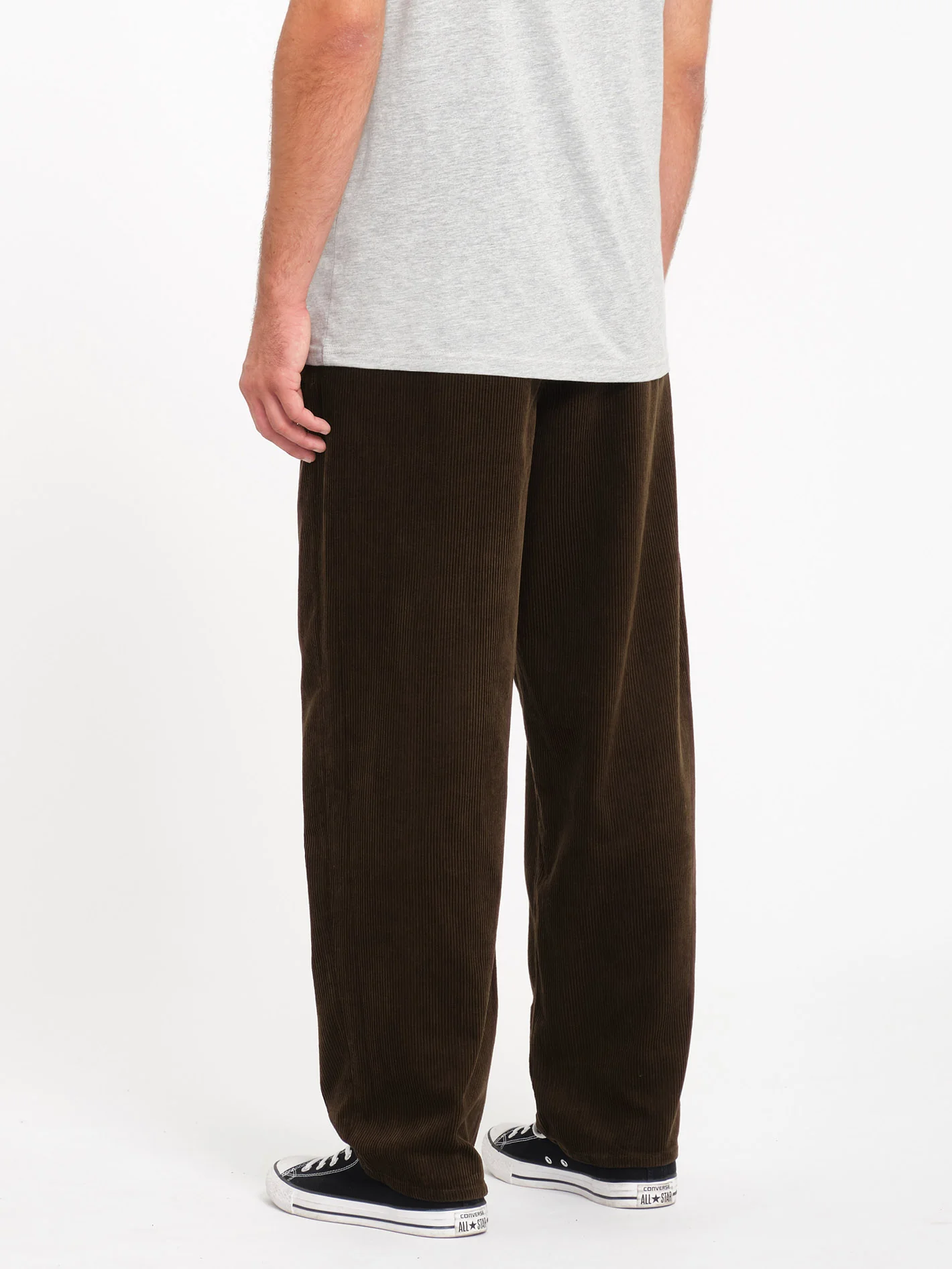 Freazy Loose Trousers - Dark Brown - Image 3