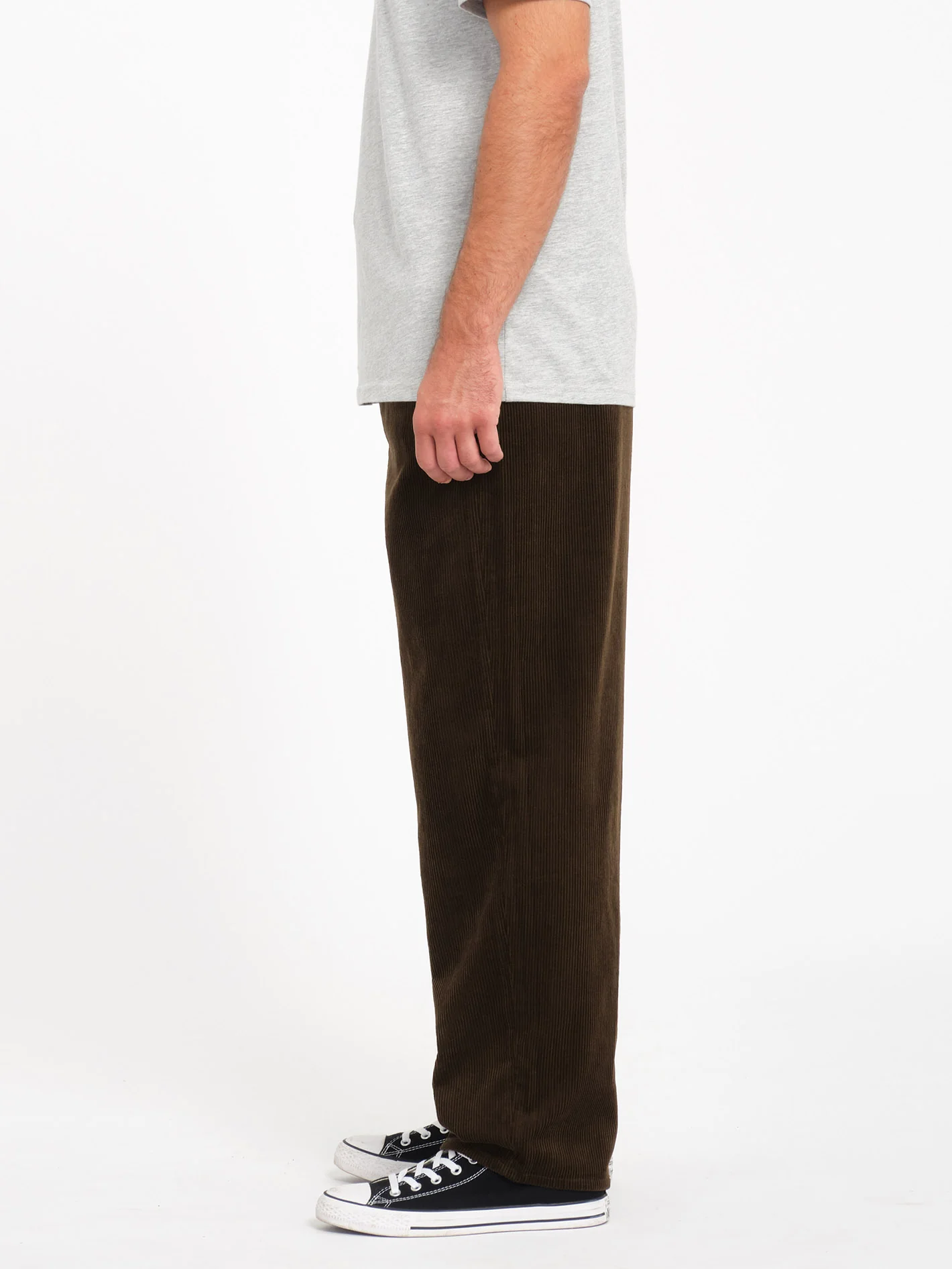 Freazy Loose Trousers - Dark Brown - Image 4