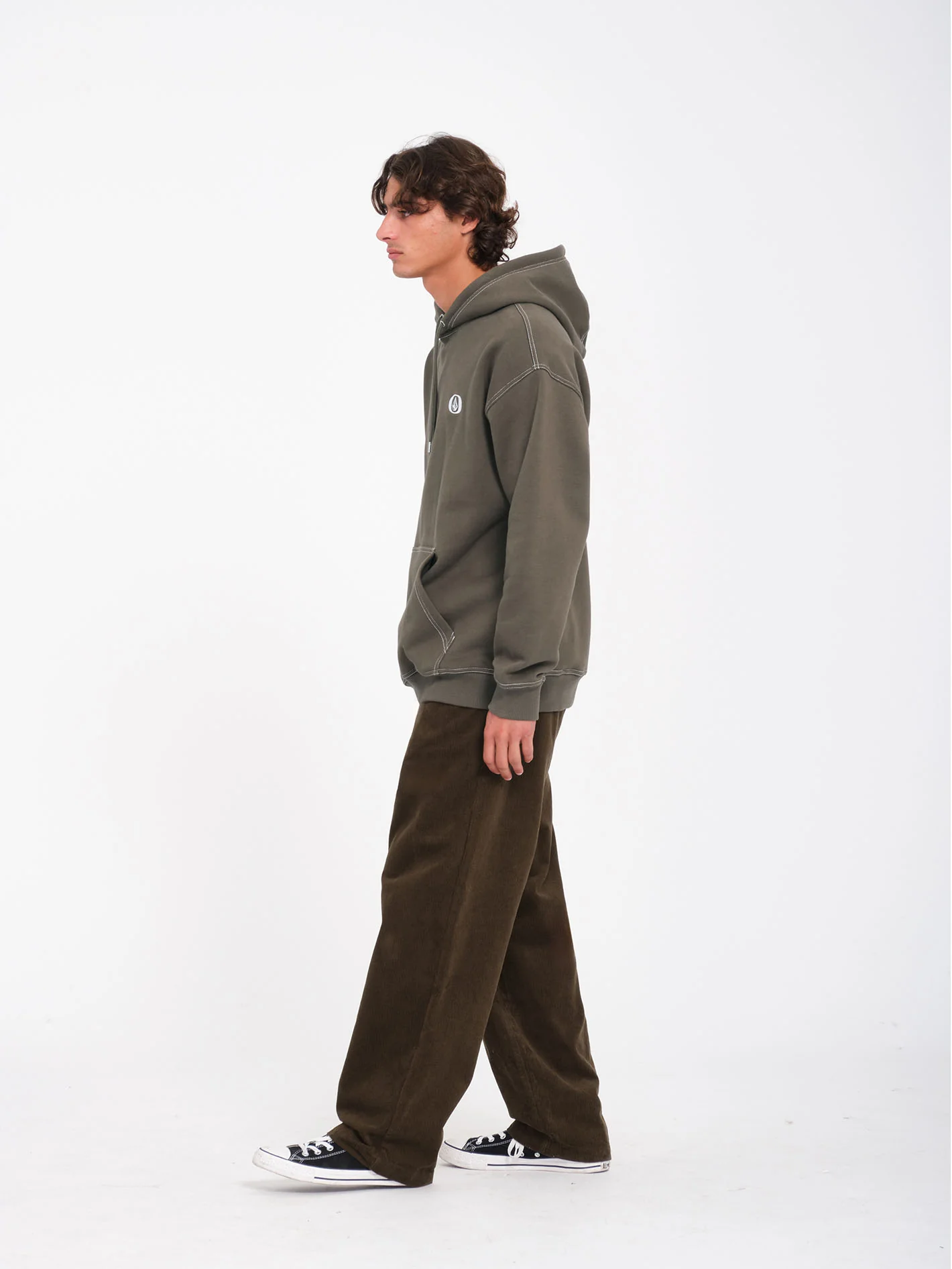 Freazy Loose Trousers - Dark Brown - Image 7