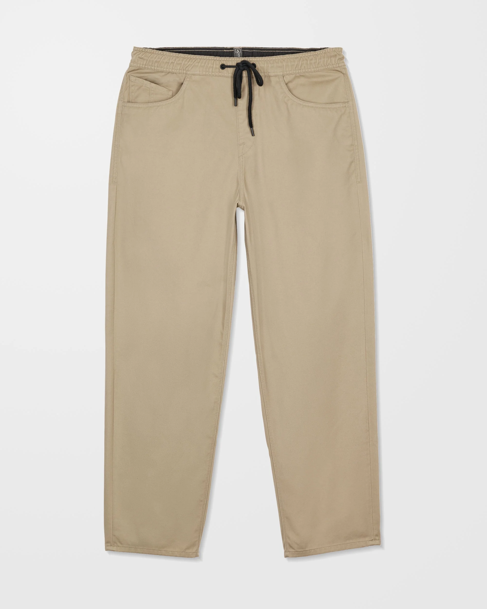Freazy Loose Elasticated Waist Trousers - Khaki - Image 7