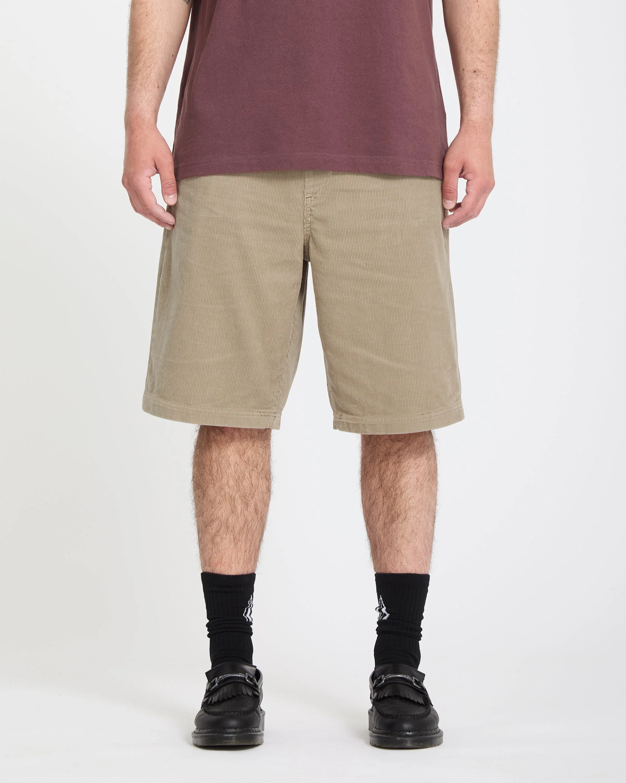 Freazy Loose 22" Elasticated Waist Short - Light Khaki