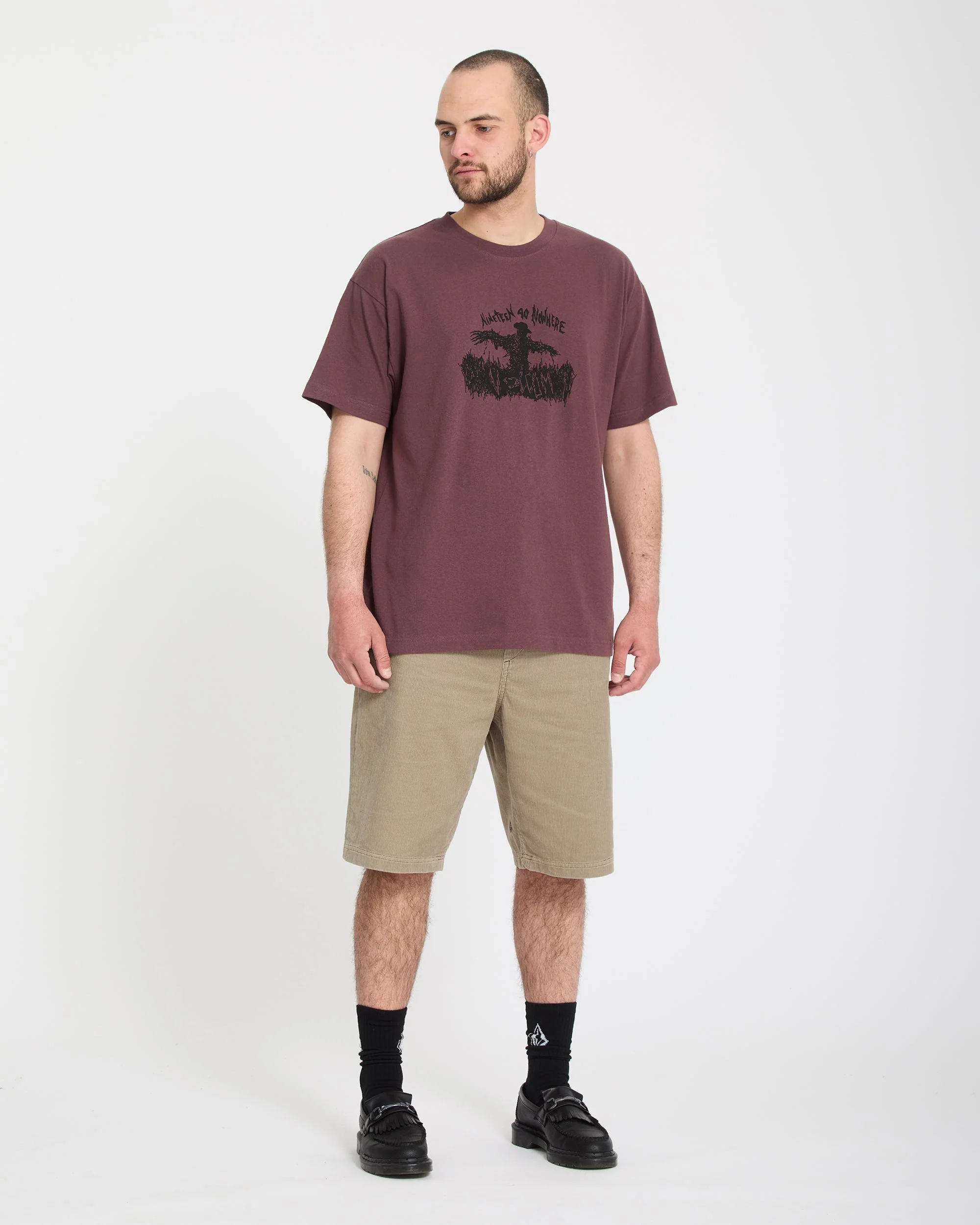 Freazy Loose 22" Elasticated Waist Short - Light Khaki - Image 5