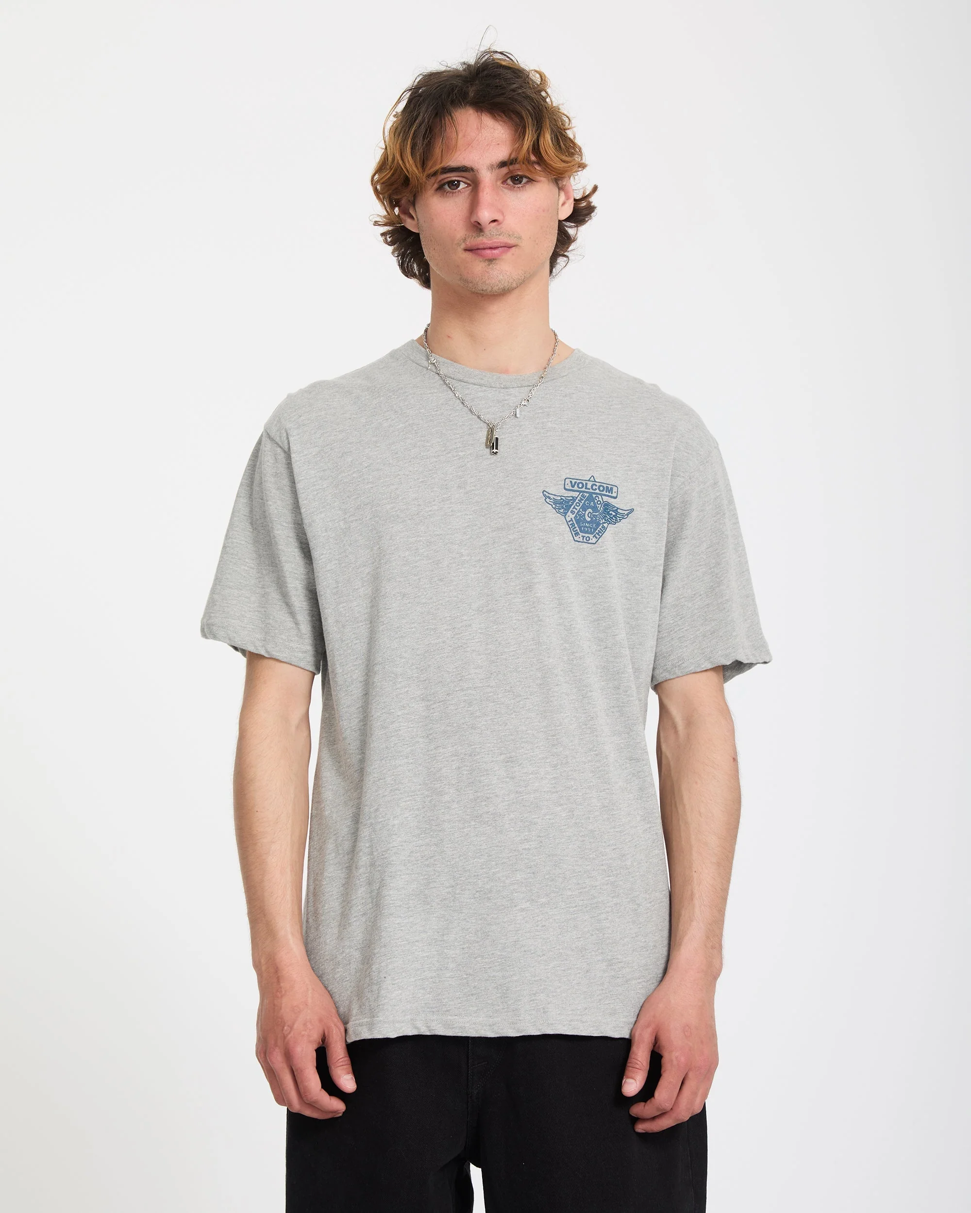 Free Wheel T-Shirt - Heather Grey