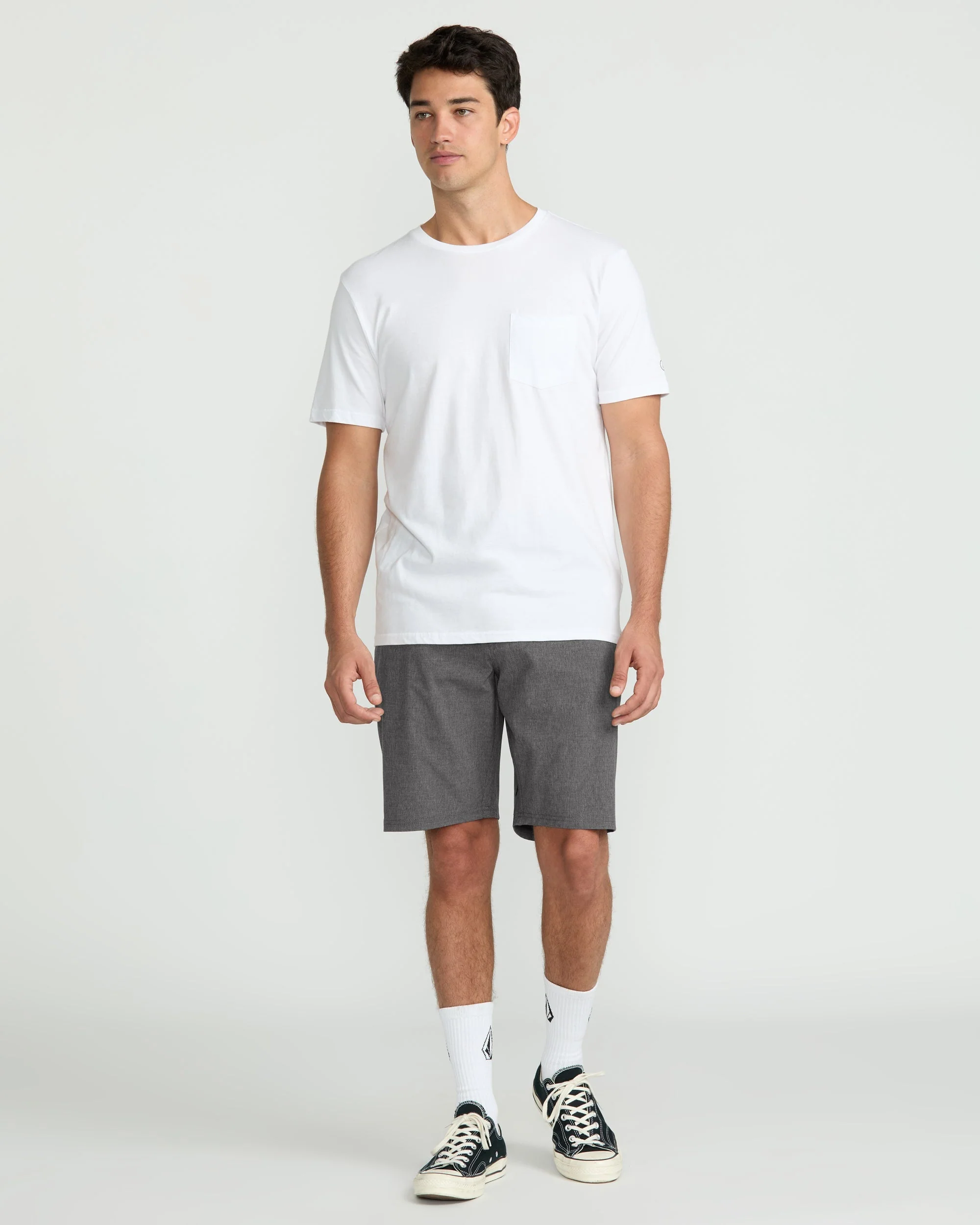 Frickin Cross Shred Static 20" Hybrid Short - Charcoal Heather - Image 3