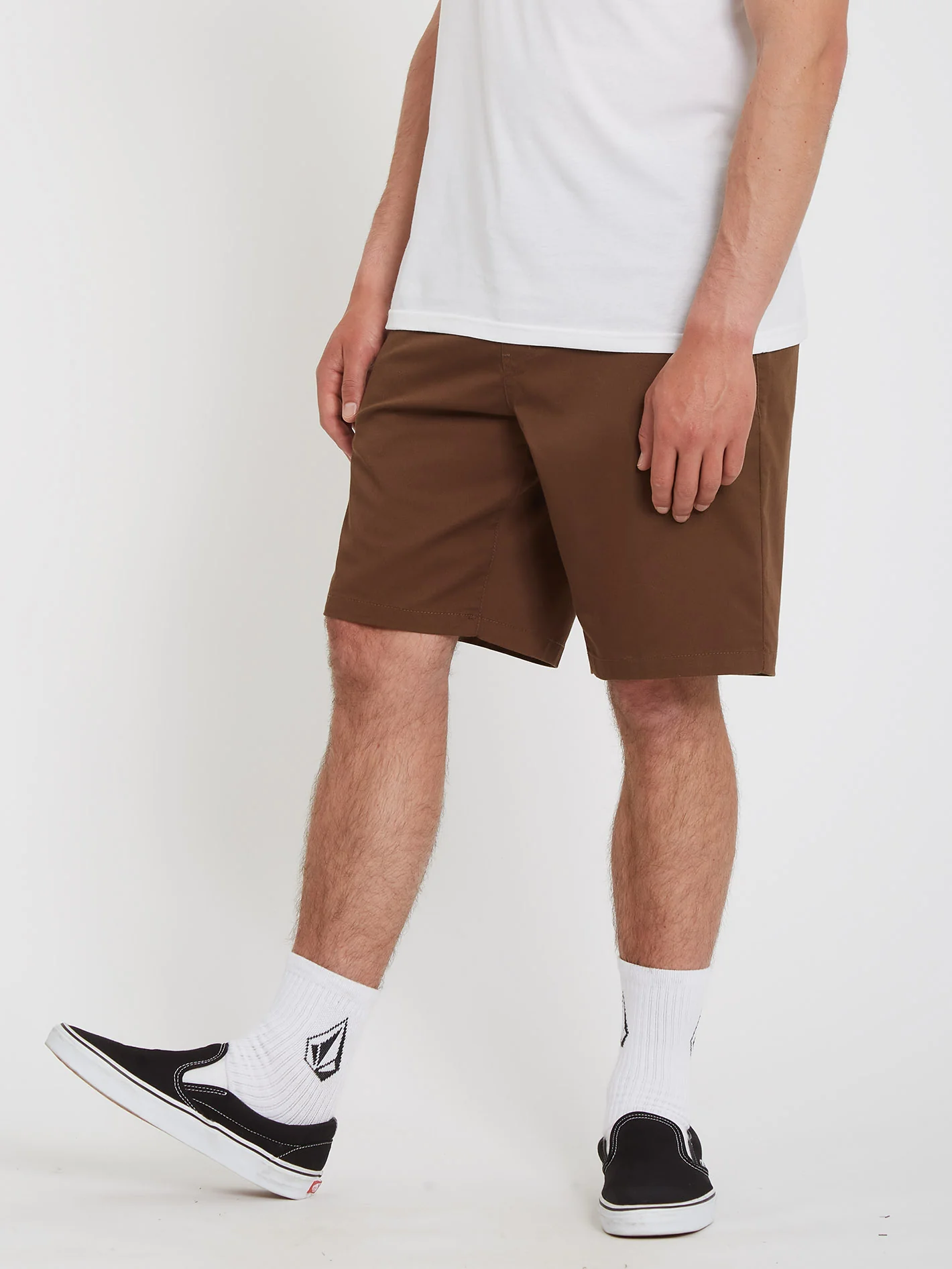 Frickin Elasticated waist Short 19" - DARK EARTH - Image 3