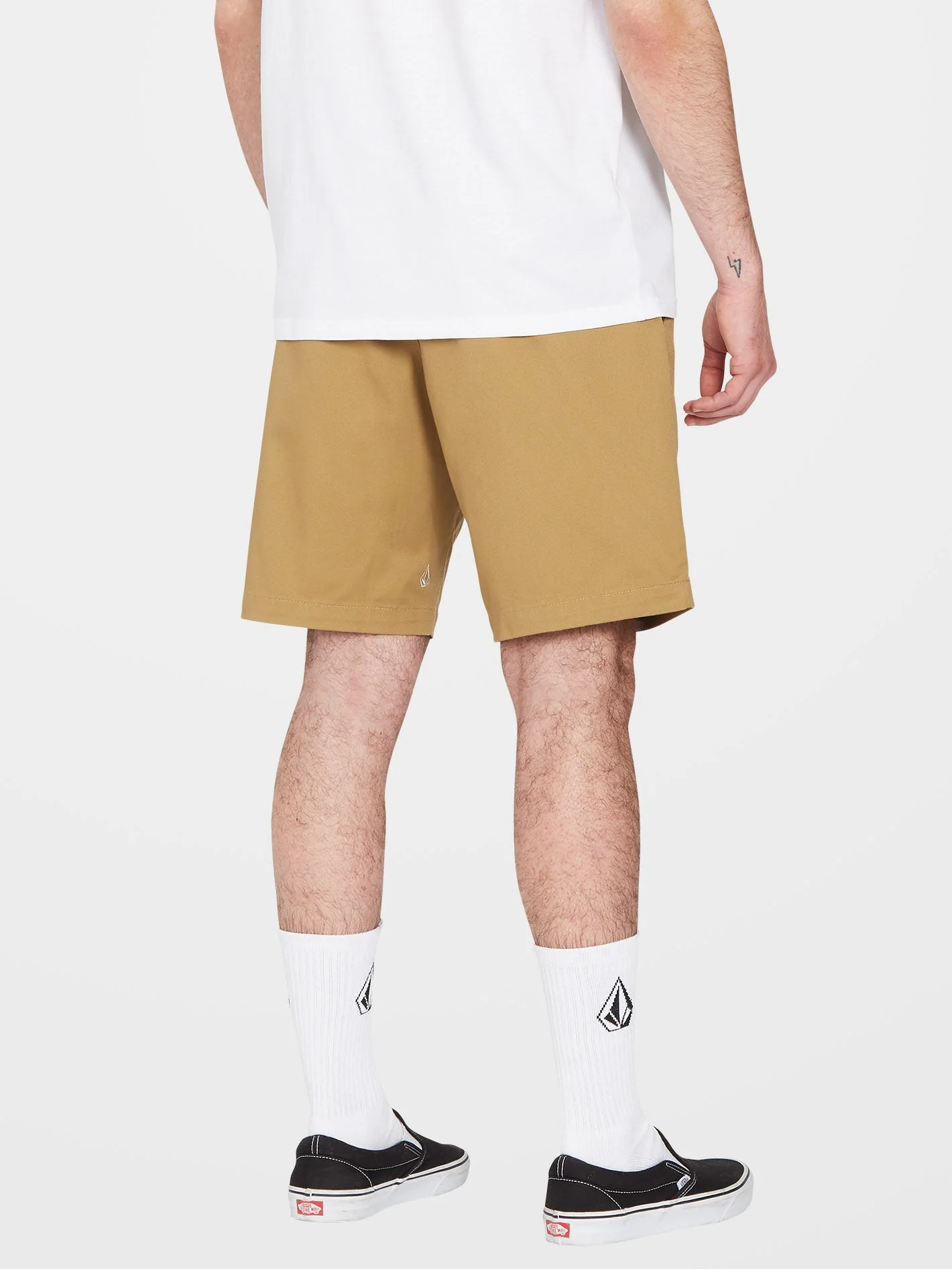 Frickin Elasticated Waist 19" Short - DARK KHAKI - Image 2