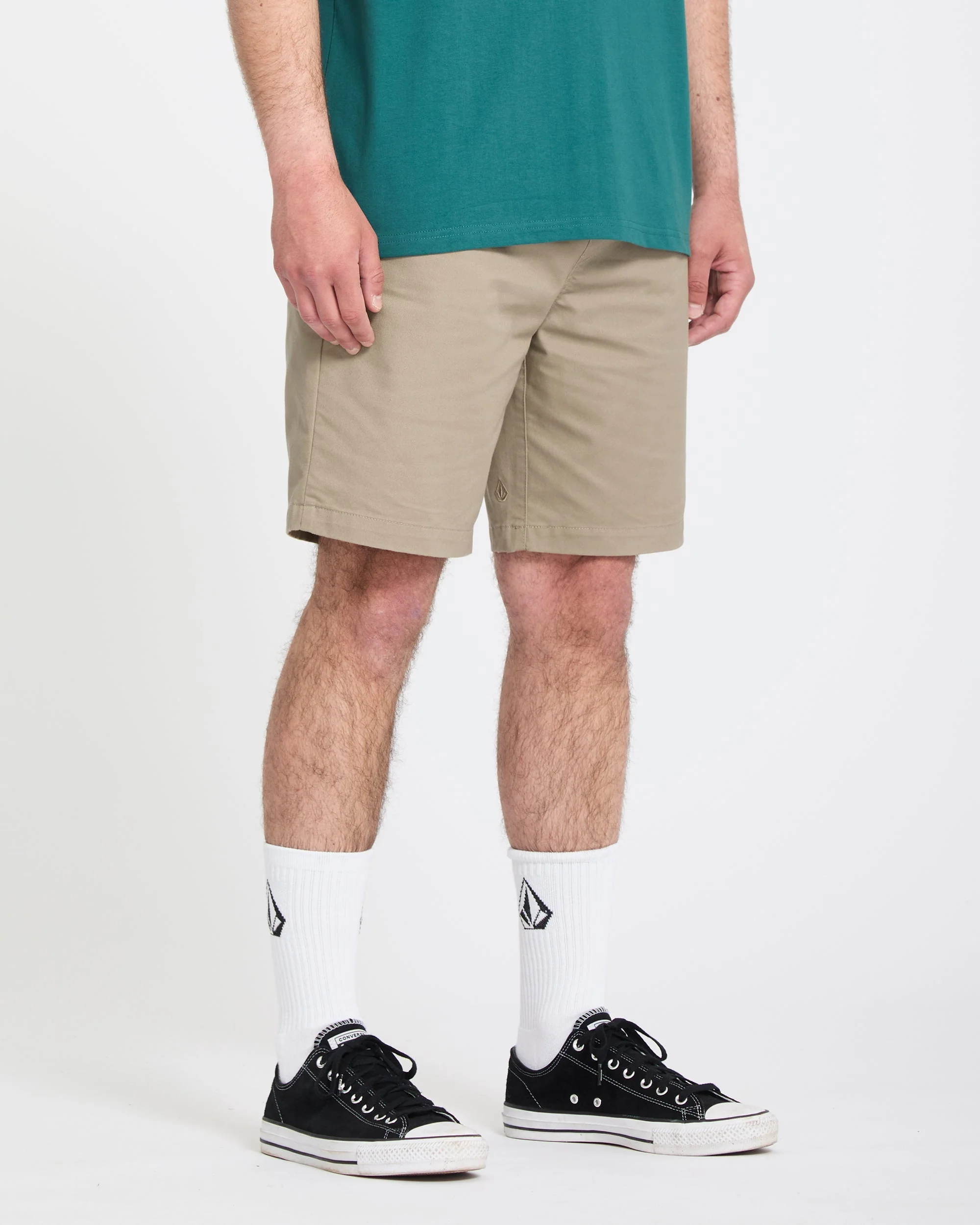 Frickin II 19" Elasticated Waist Short - Khaki - Image 3