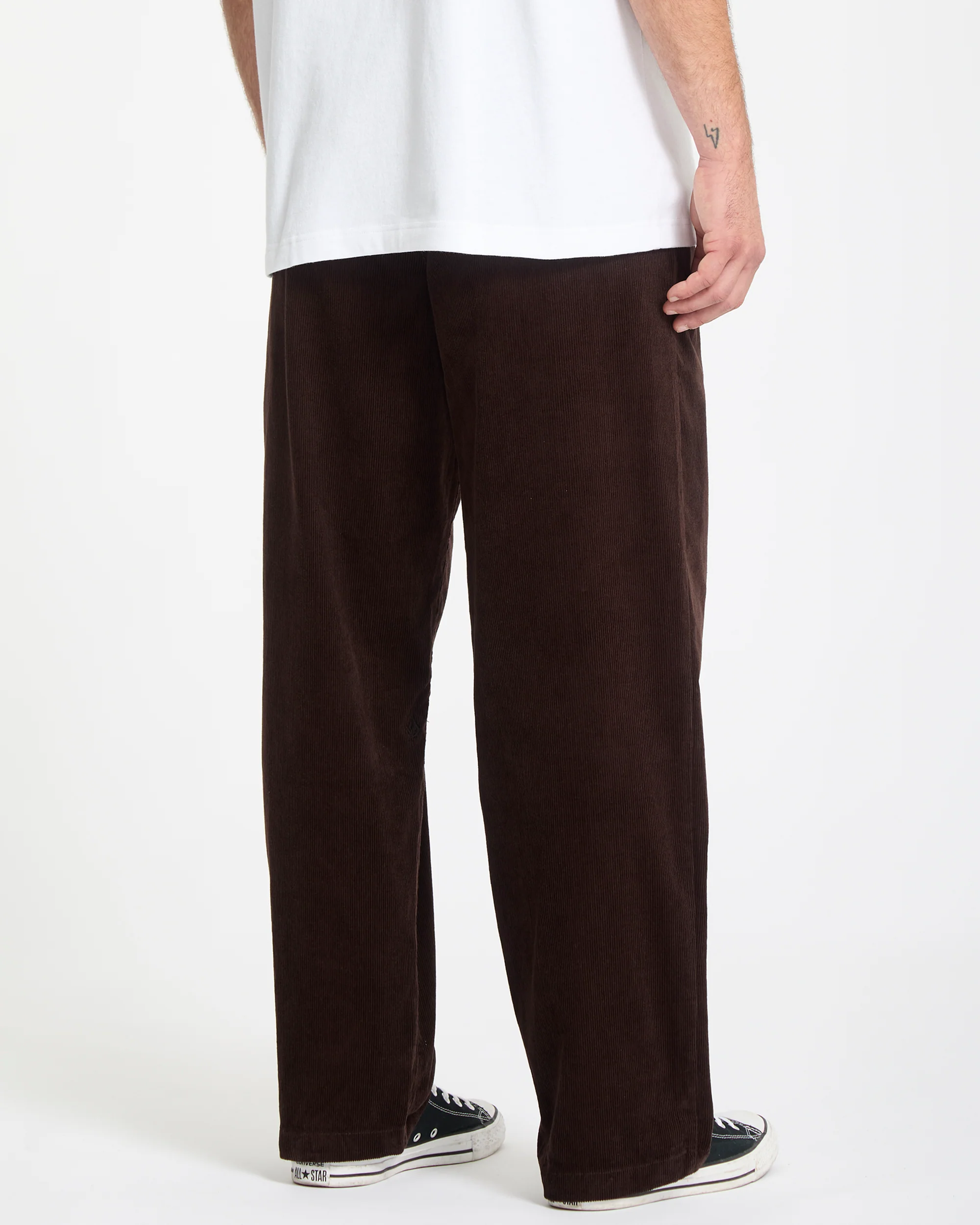Frickin Loose Tapered Corduroy Trousers - Cacao - Image 2