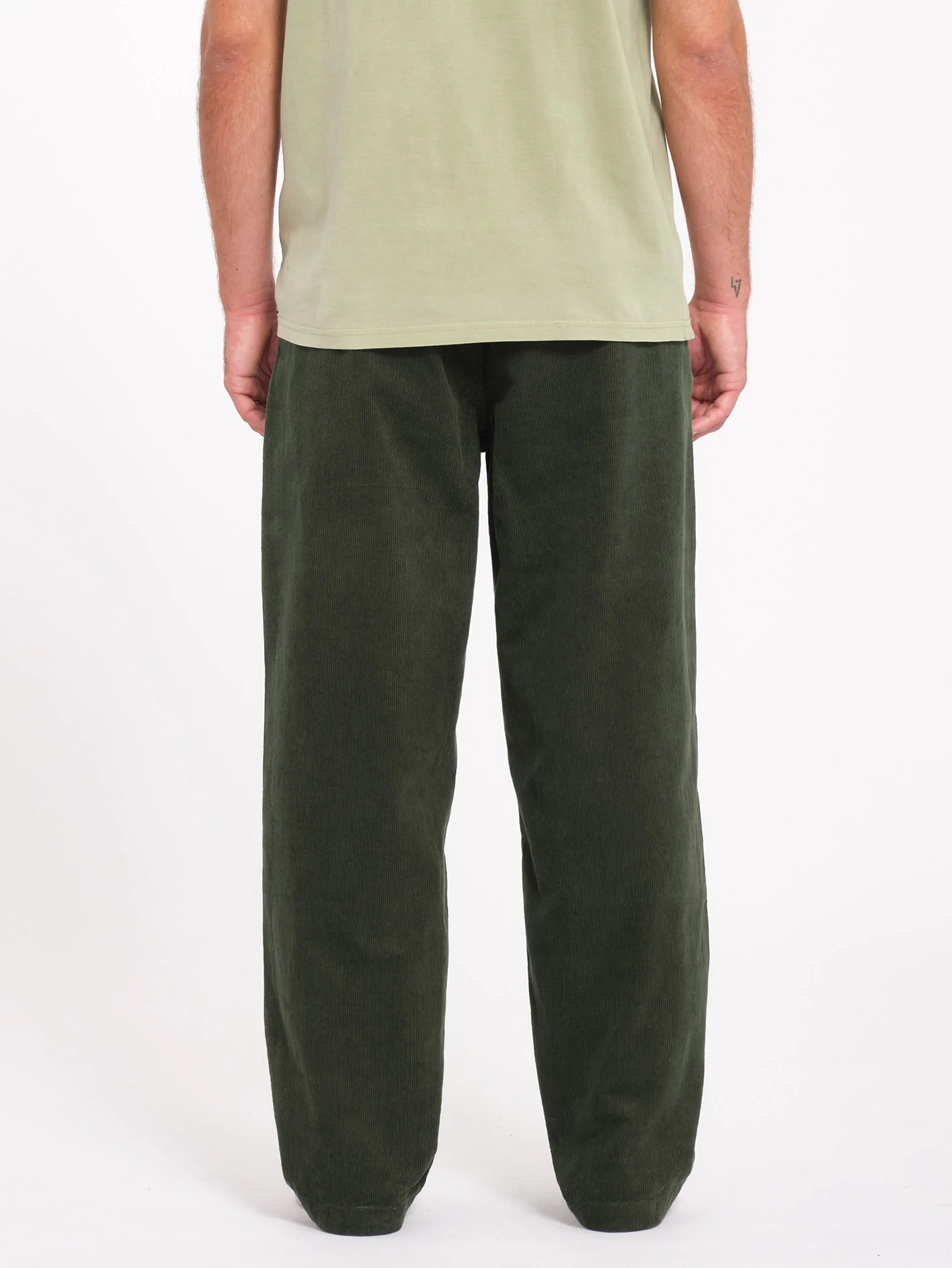 Frickin Loose Tapered Corduroy Trousers - Squadron Green - Image 2