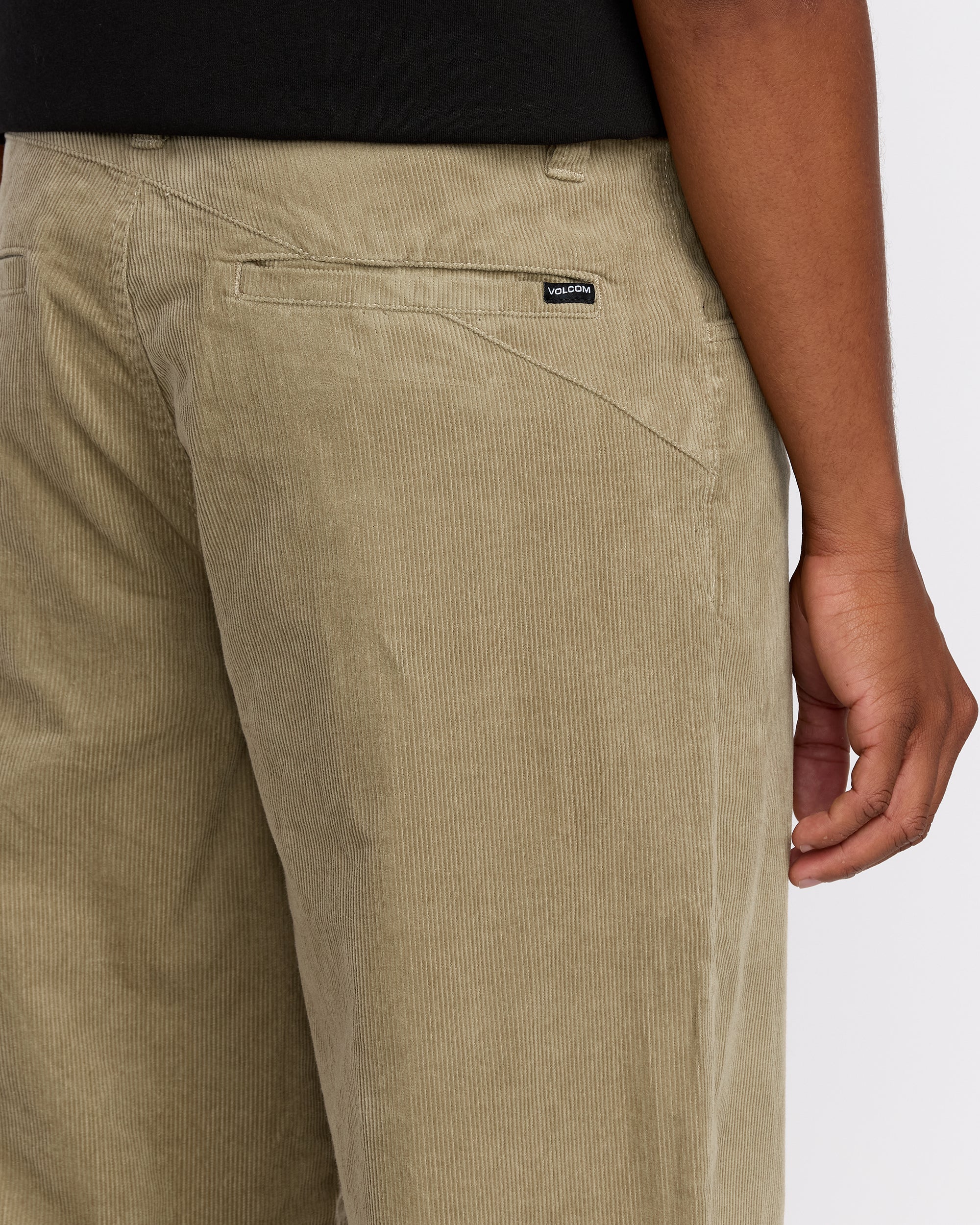 Frickin Loose Tapered Corduroy Trousers - Khaki - Image 3