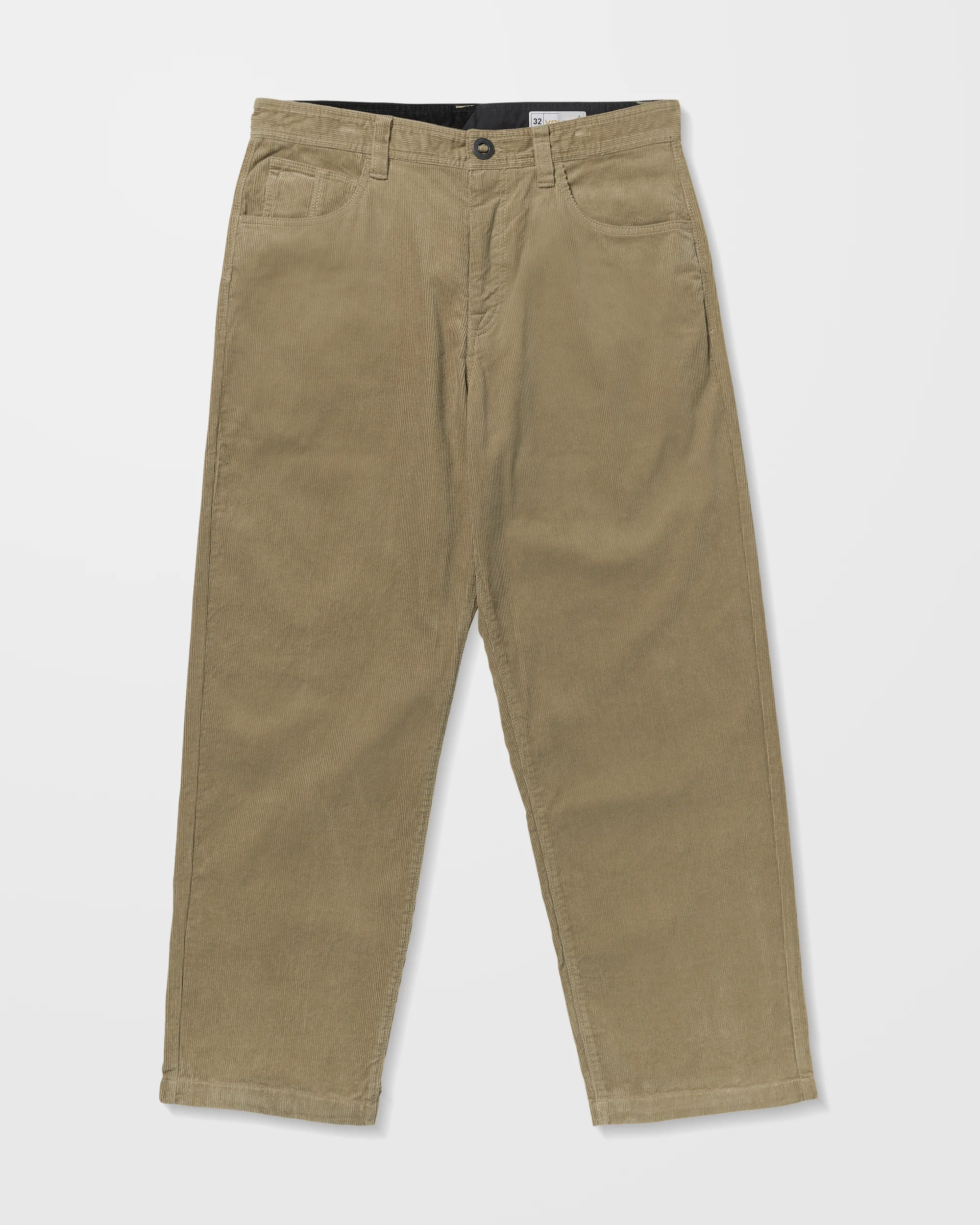 Frickin Loose Tapered Corduroy Trousers - Khaki - Image 6