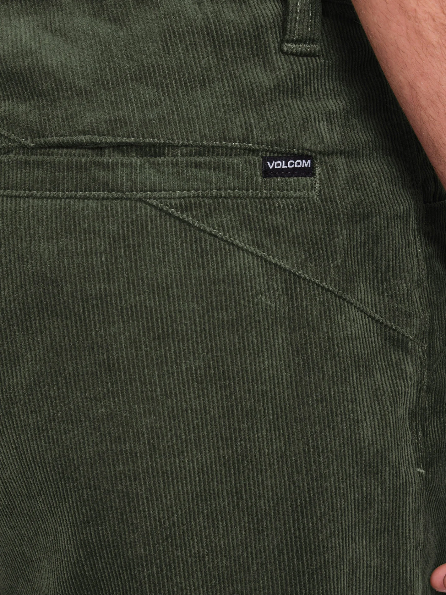 Frickin Loose Tapered Corduroy Trousers - Squadron Green - Image 4