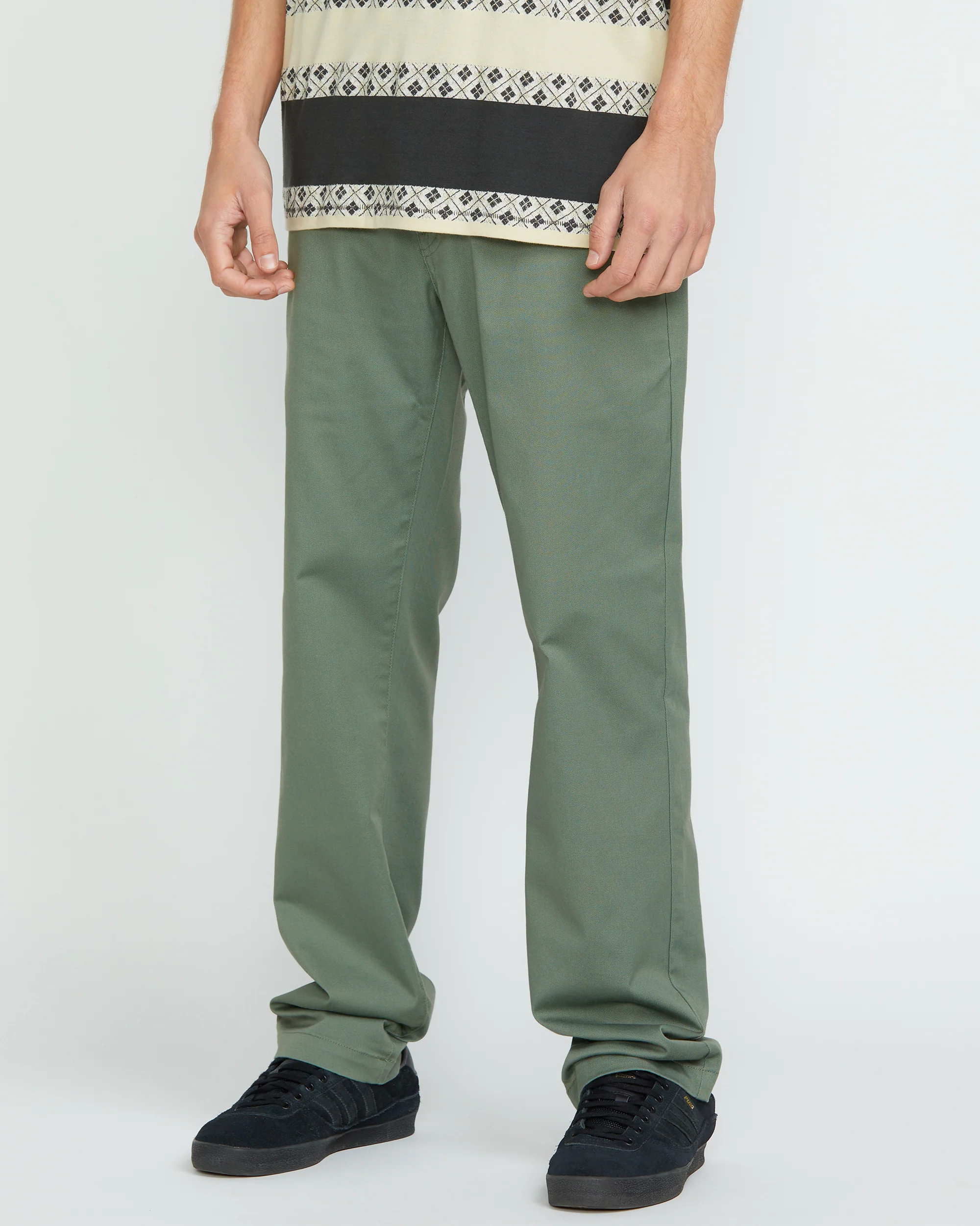 Frickin Modern Stretch Trousers - LIGHT OLIVE - Image 3