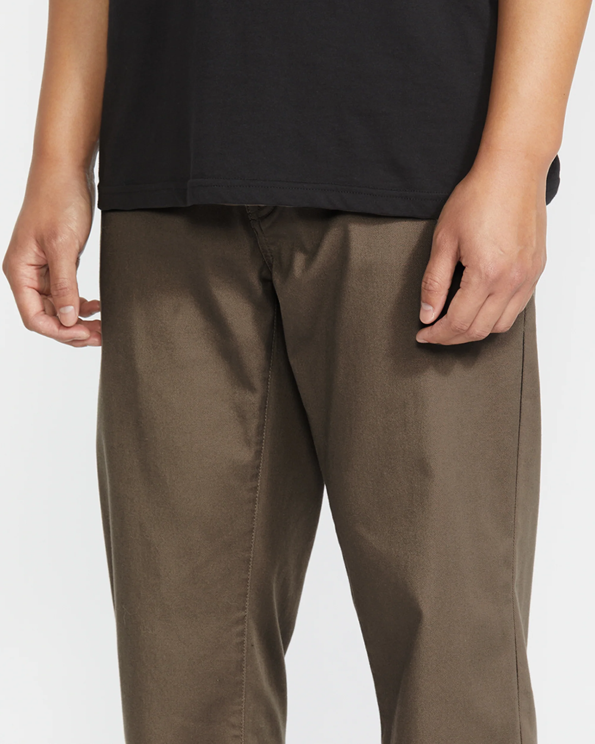 Frickin Modern Stretch Trousers - Mushroom - Image 3