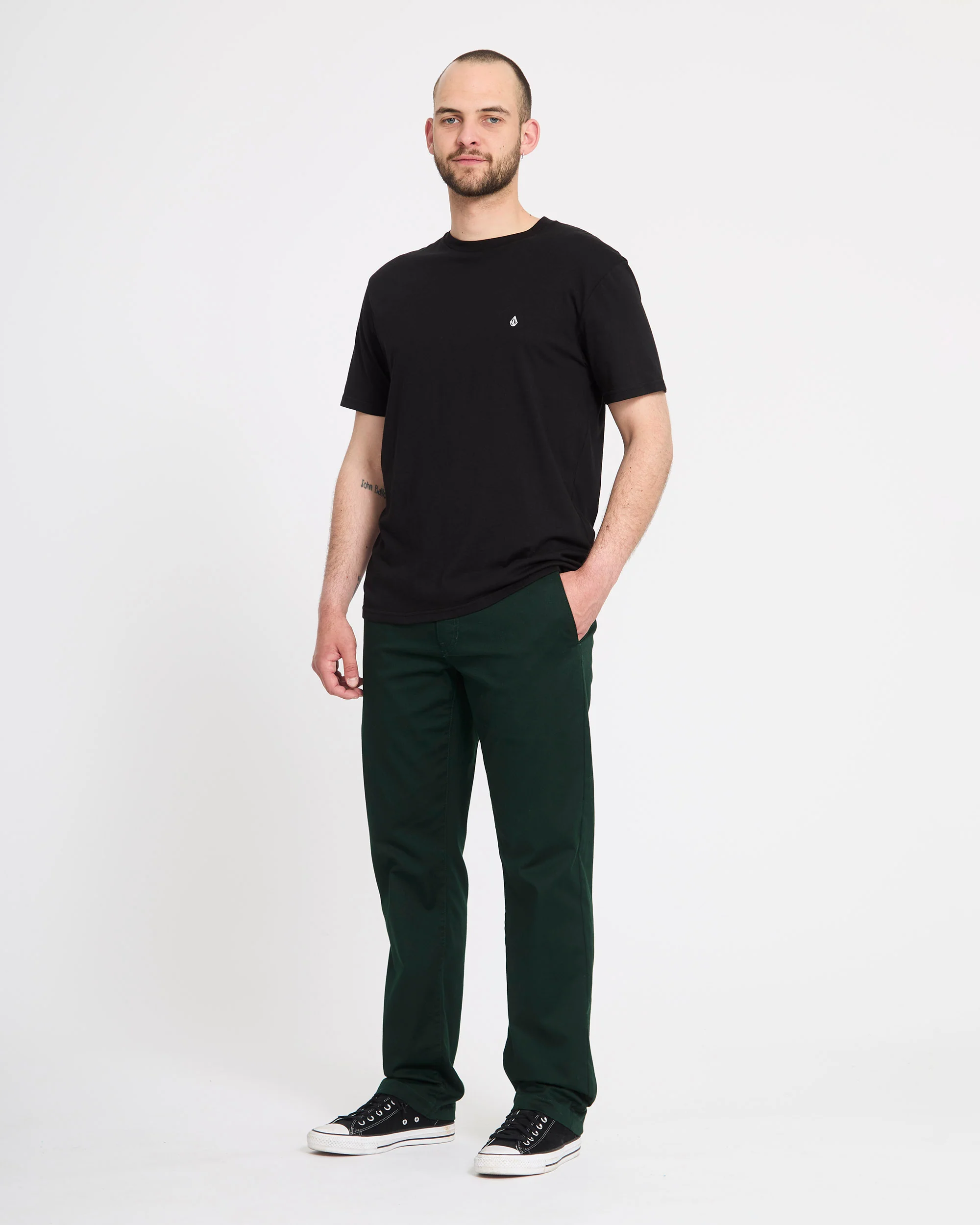 Frickin Modern Stretch Trousers - Scarab - Image 6